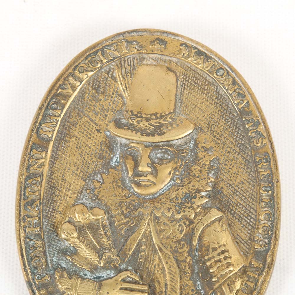 Virginia Metalcrafters "Pocahontas" Plaque