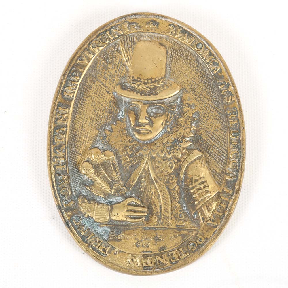 Virginia Metalcrafters "Pocahontas" Plaque