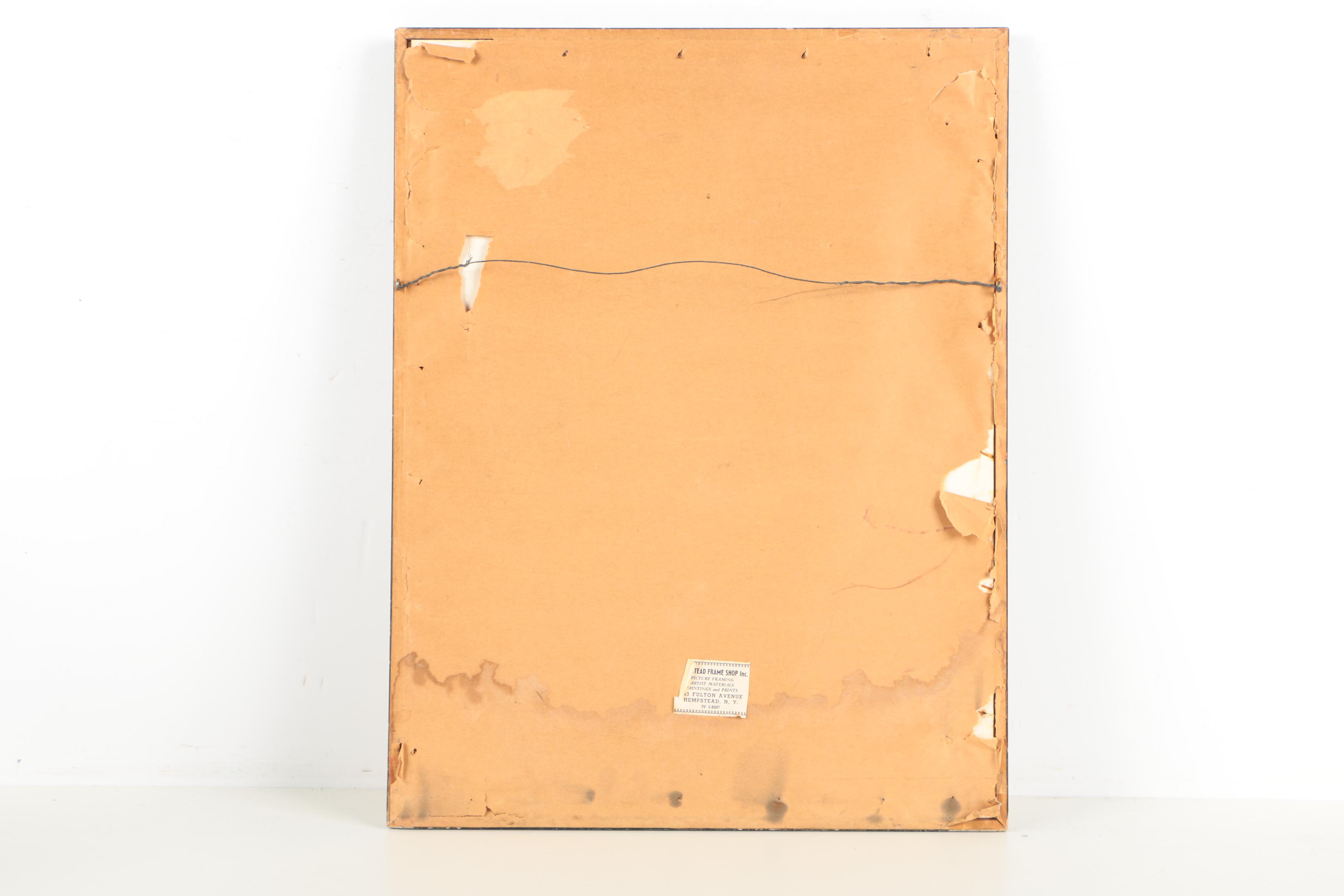 Saul Rabino Lithograph on Paper "The Wanderer"