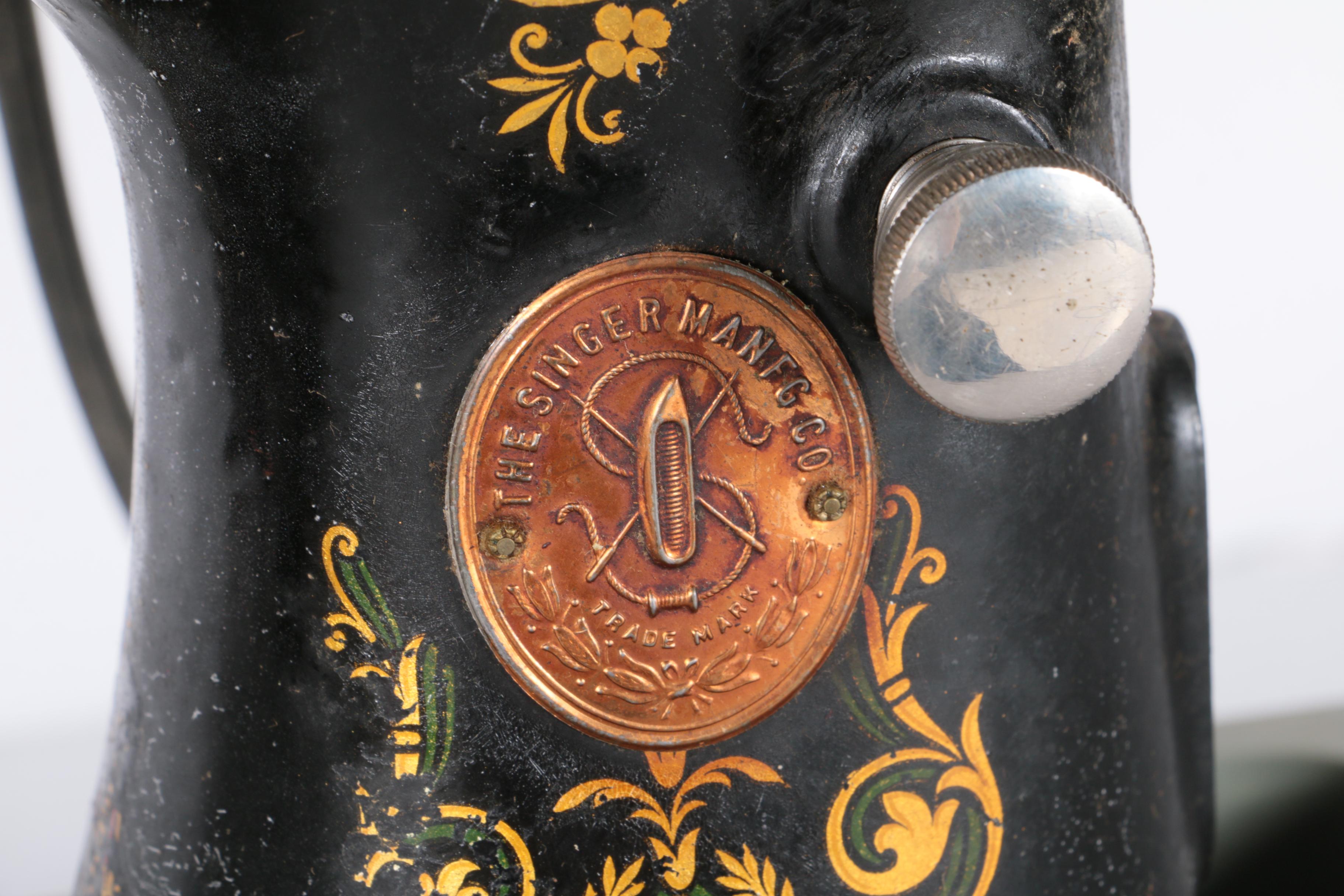 Antique Singer 66 Red Eye Treadle Sewing Machine