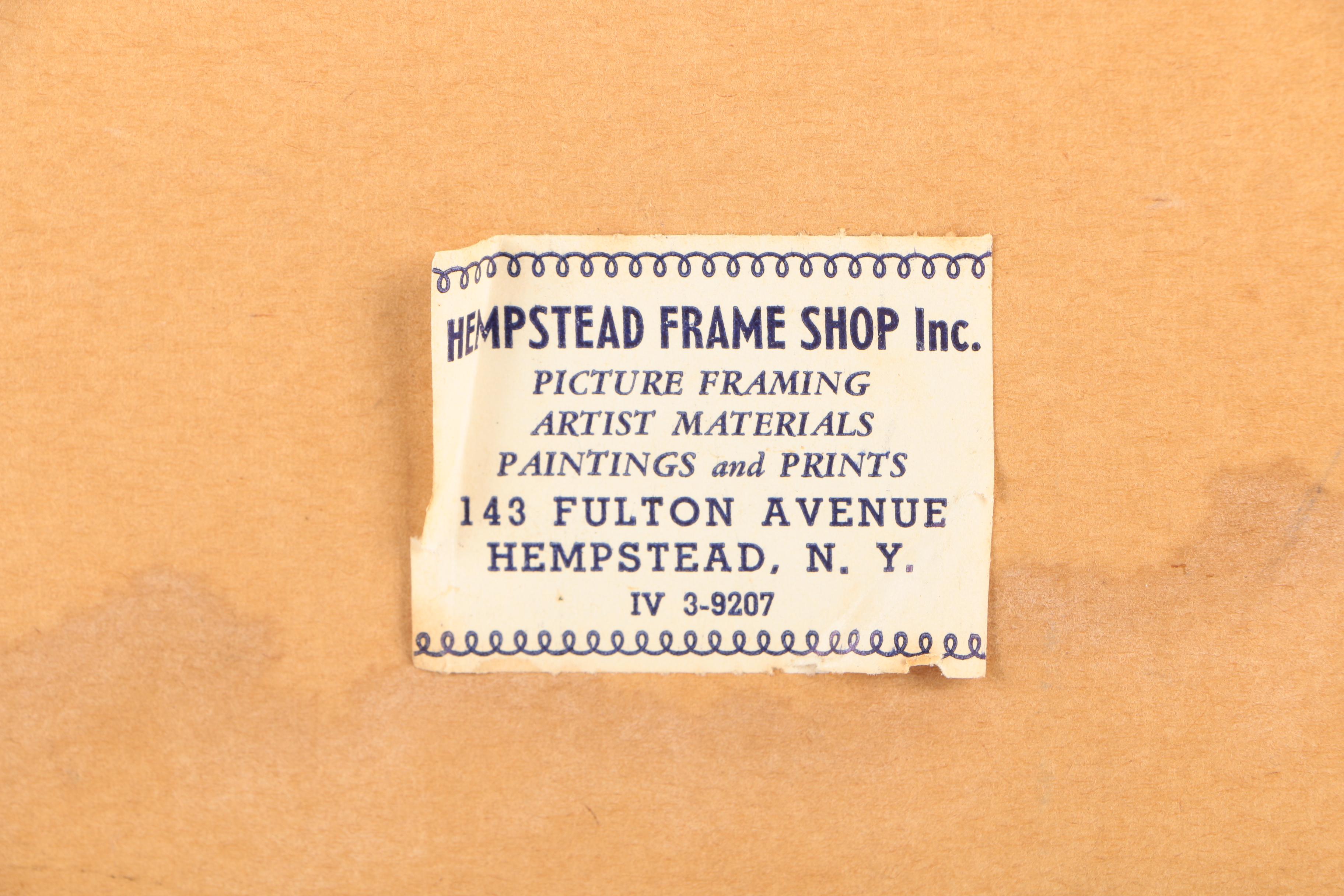 Saul Rabino Lithograph on Paper "The Wanderer"