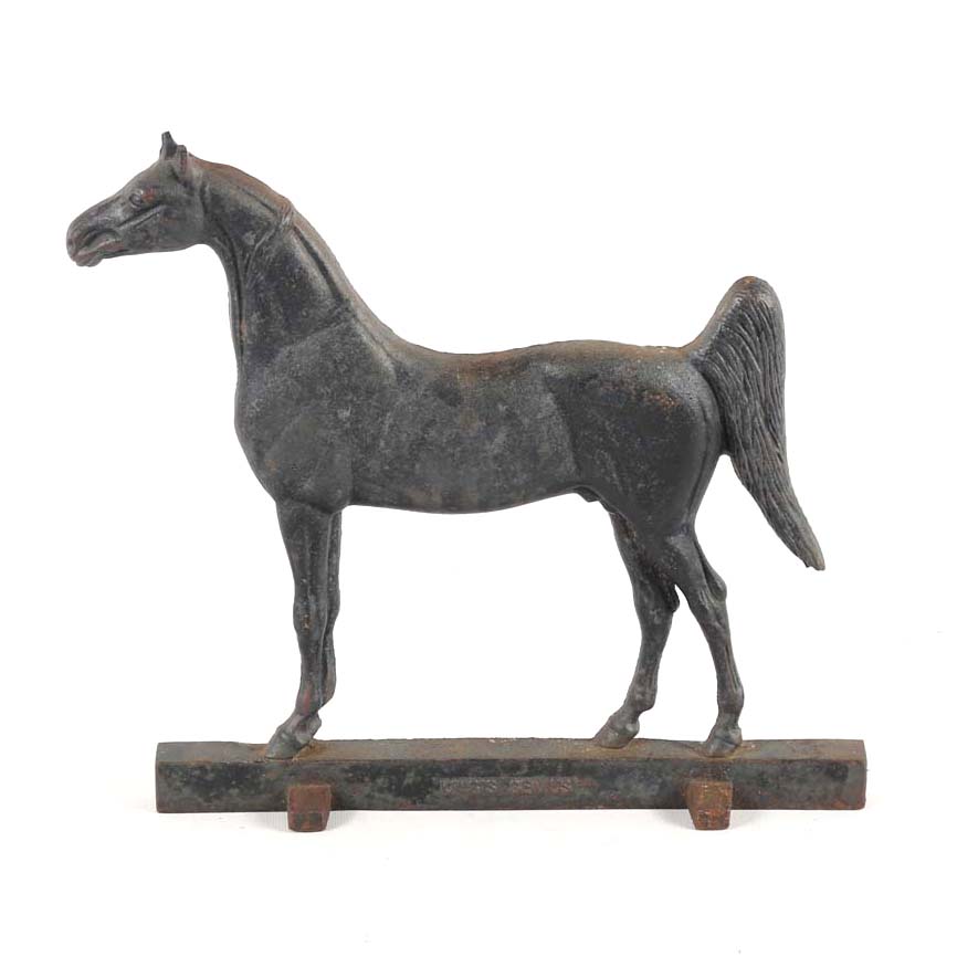 1938 "Kings Genius" Cast Metal Doorstop