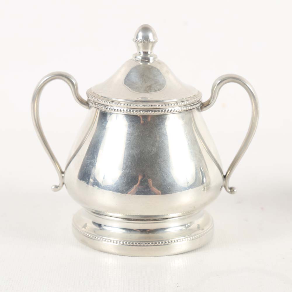 Queen Art Pewter Cream and Sugar Set