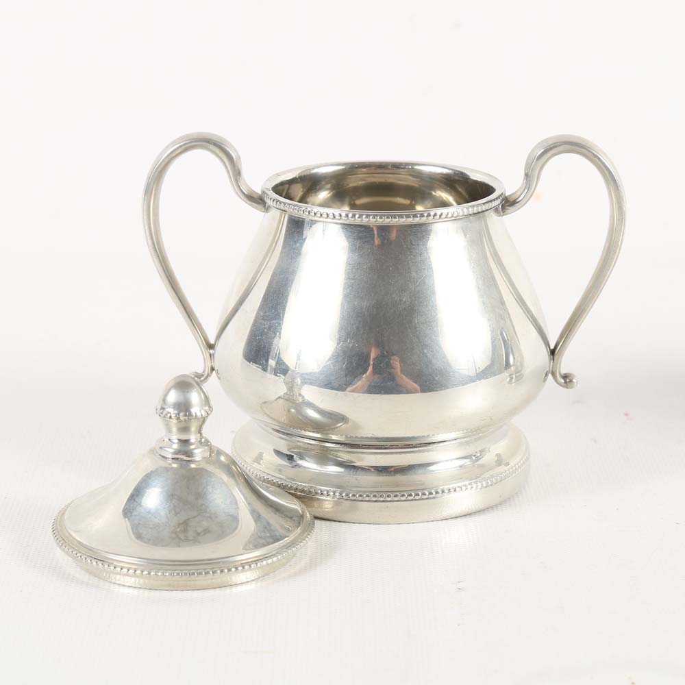 Queen Art Pewter Cream and Sugar Set