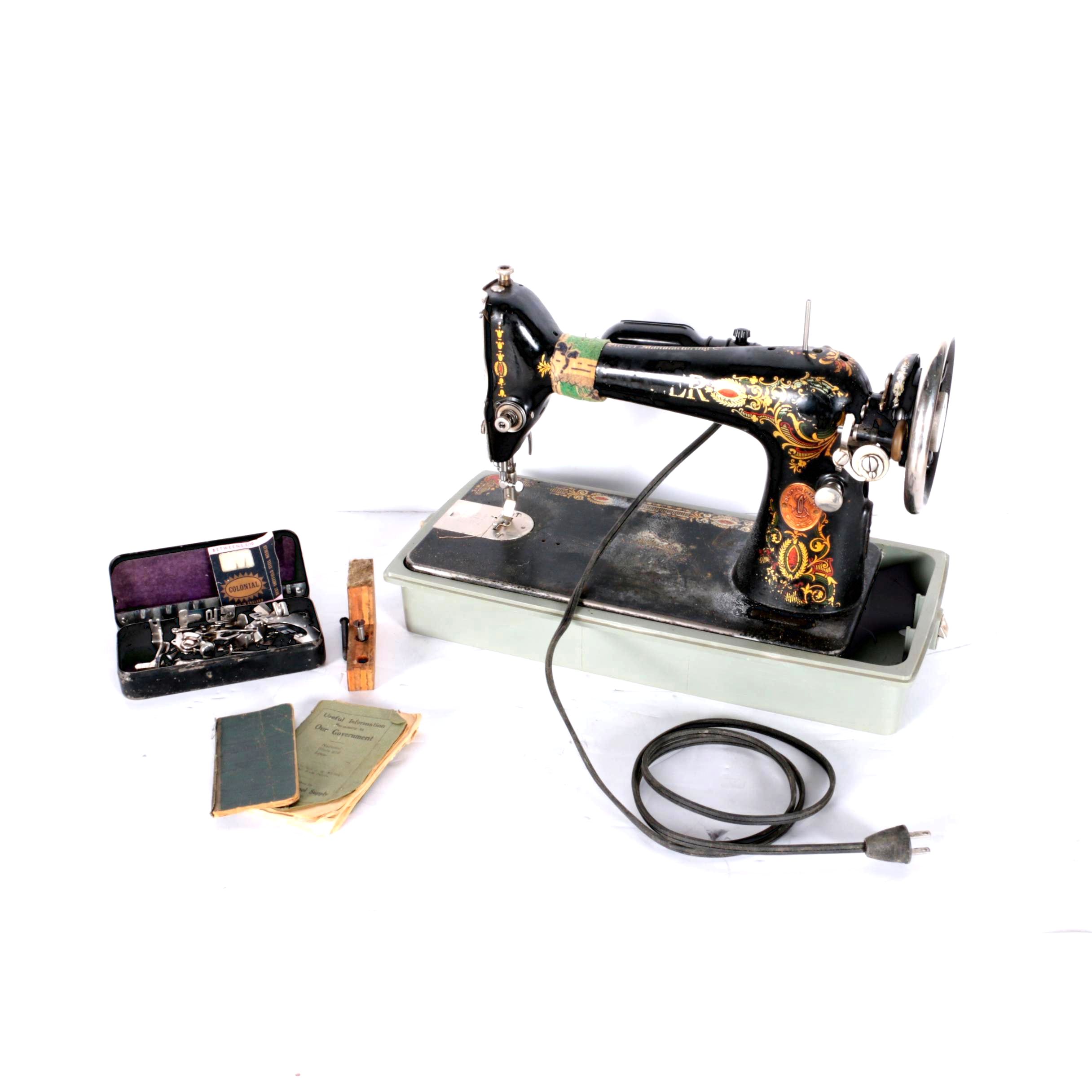 Antique Singer 66 Red Eye Treadle Sewing Machine