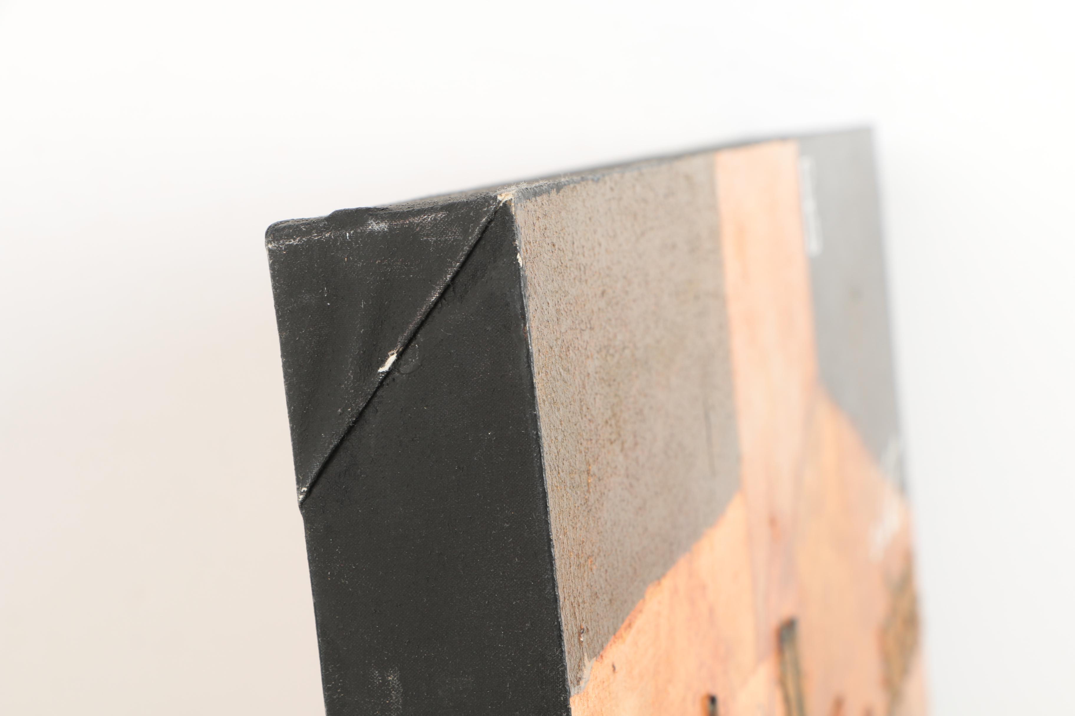 Ajtai Tamás Mixed Media Collage "Tapasztalat No. 24"