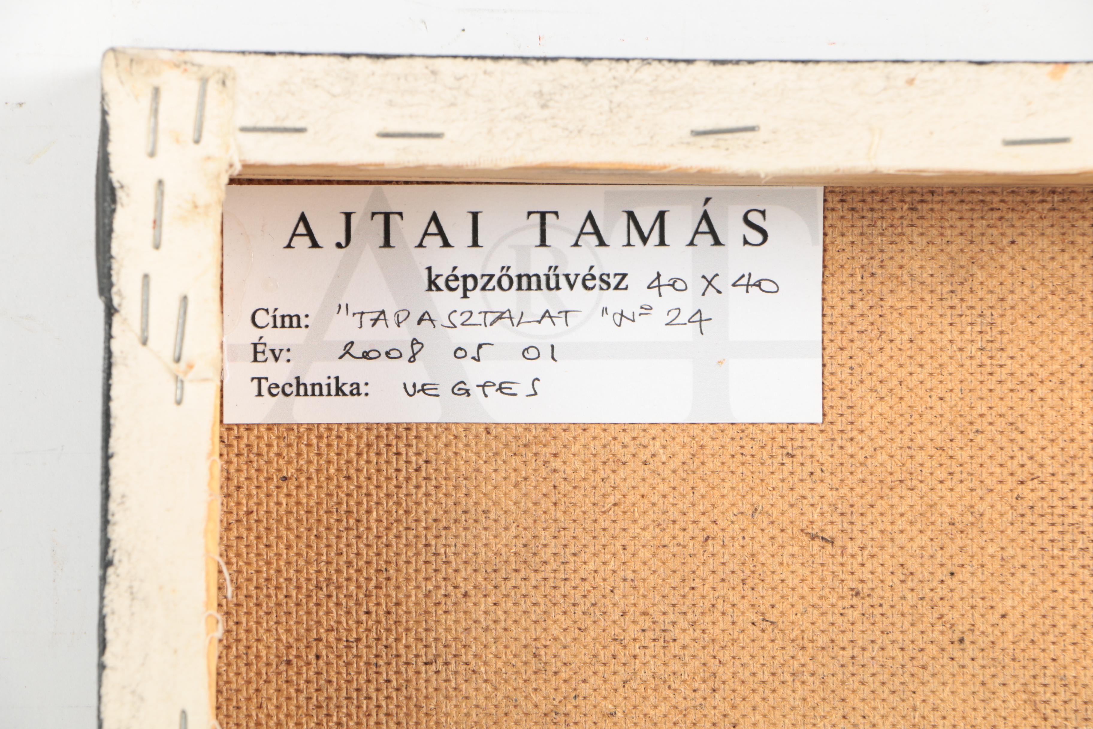 Ajtai Tamás Mixed Media Collage "Tapasztalat No. 24"