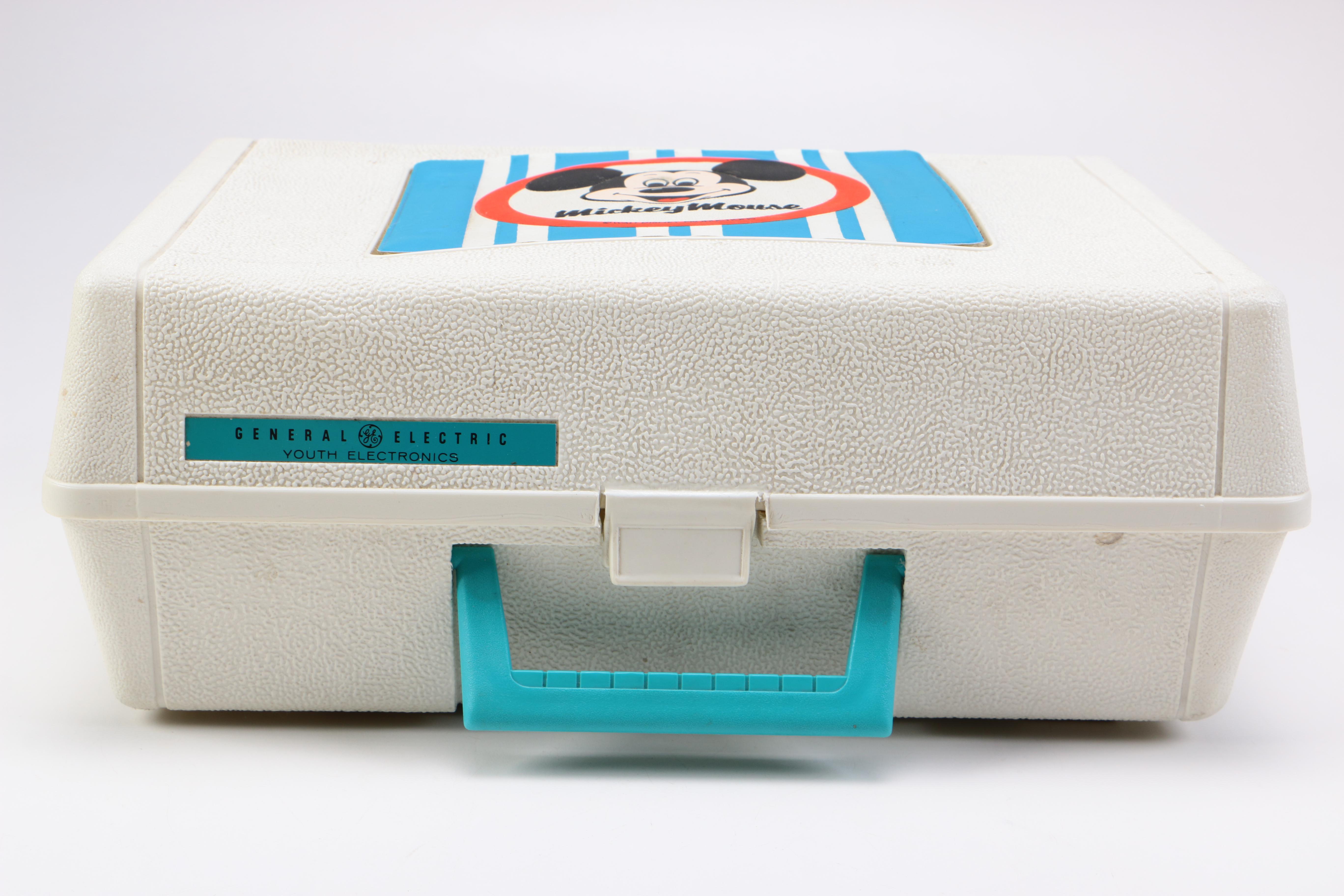 Vintage Mickey Mouse GE Record Player