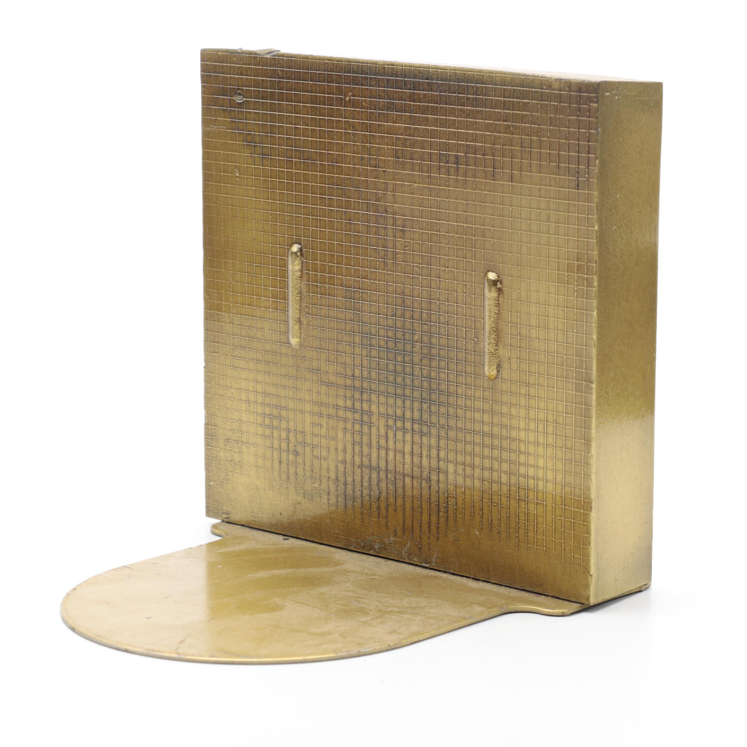 Brass Bookends and Other Office Accessories