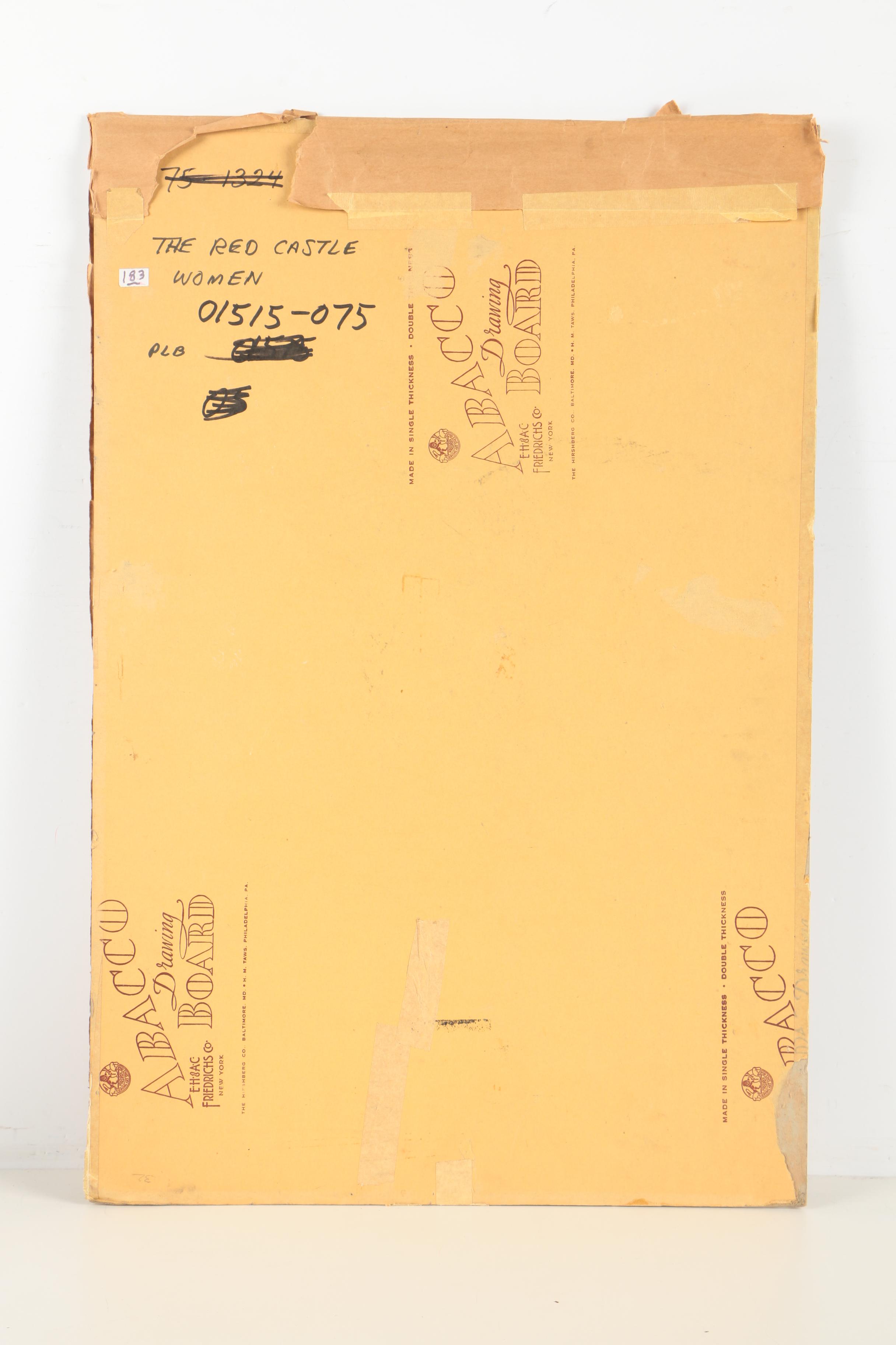 Lou Marchetti Painted Cover Illustration for "The Red Castle Women"