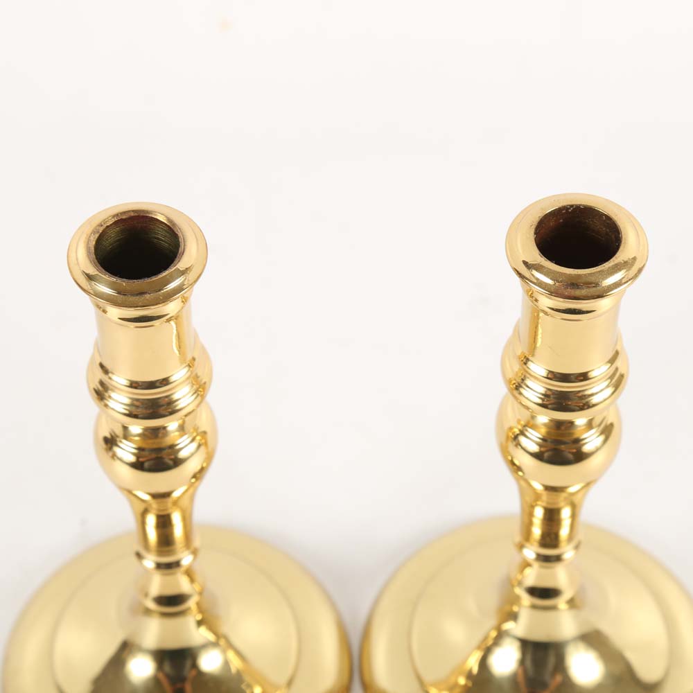 Virginia Metalcrafters Brass Candle Holders