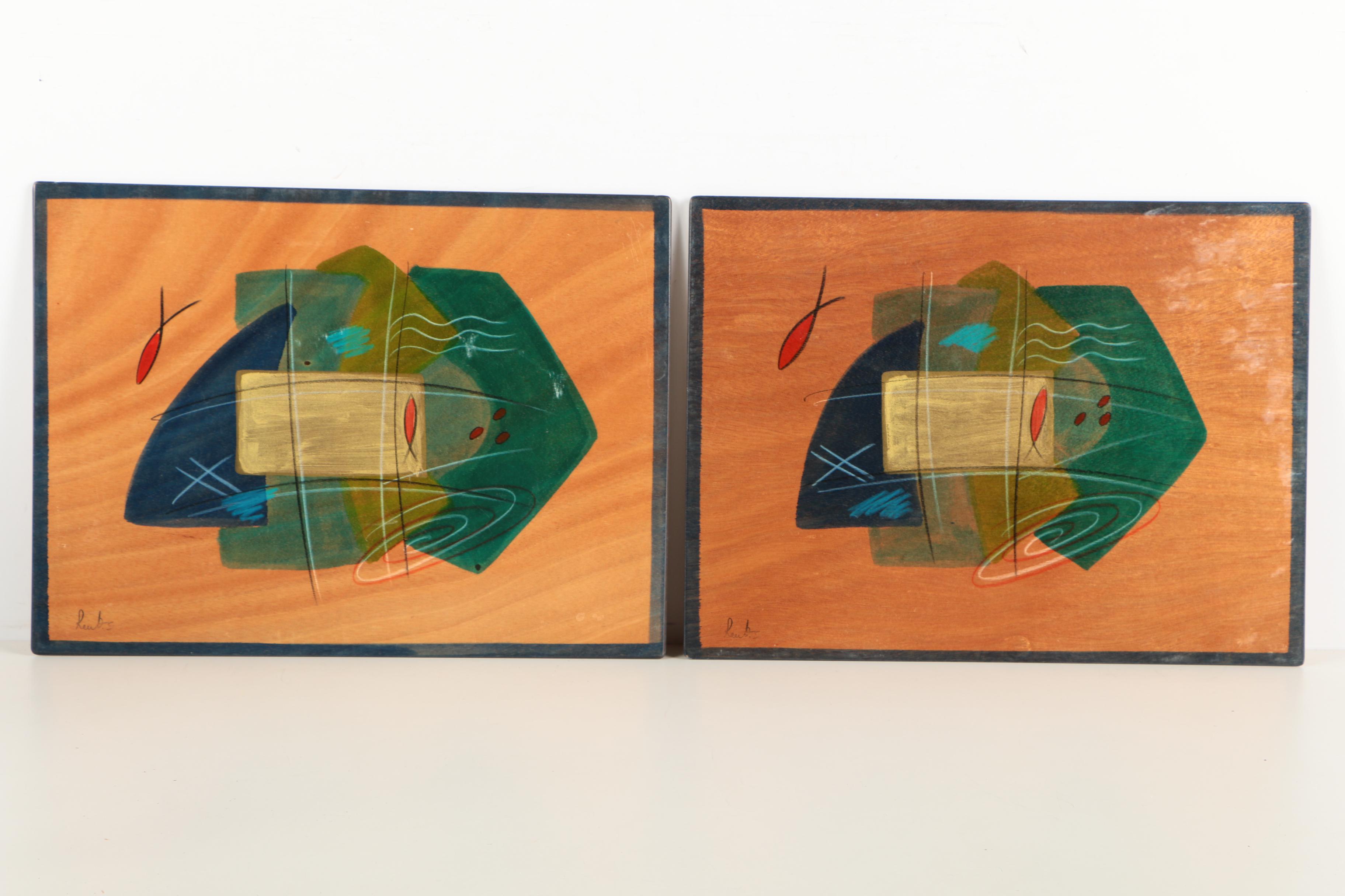 Kakadu Ink Paintings of Birds and Water