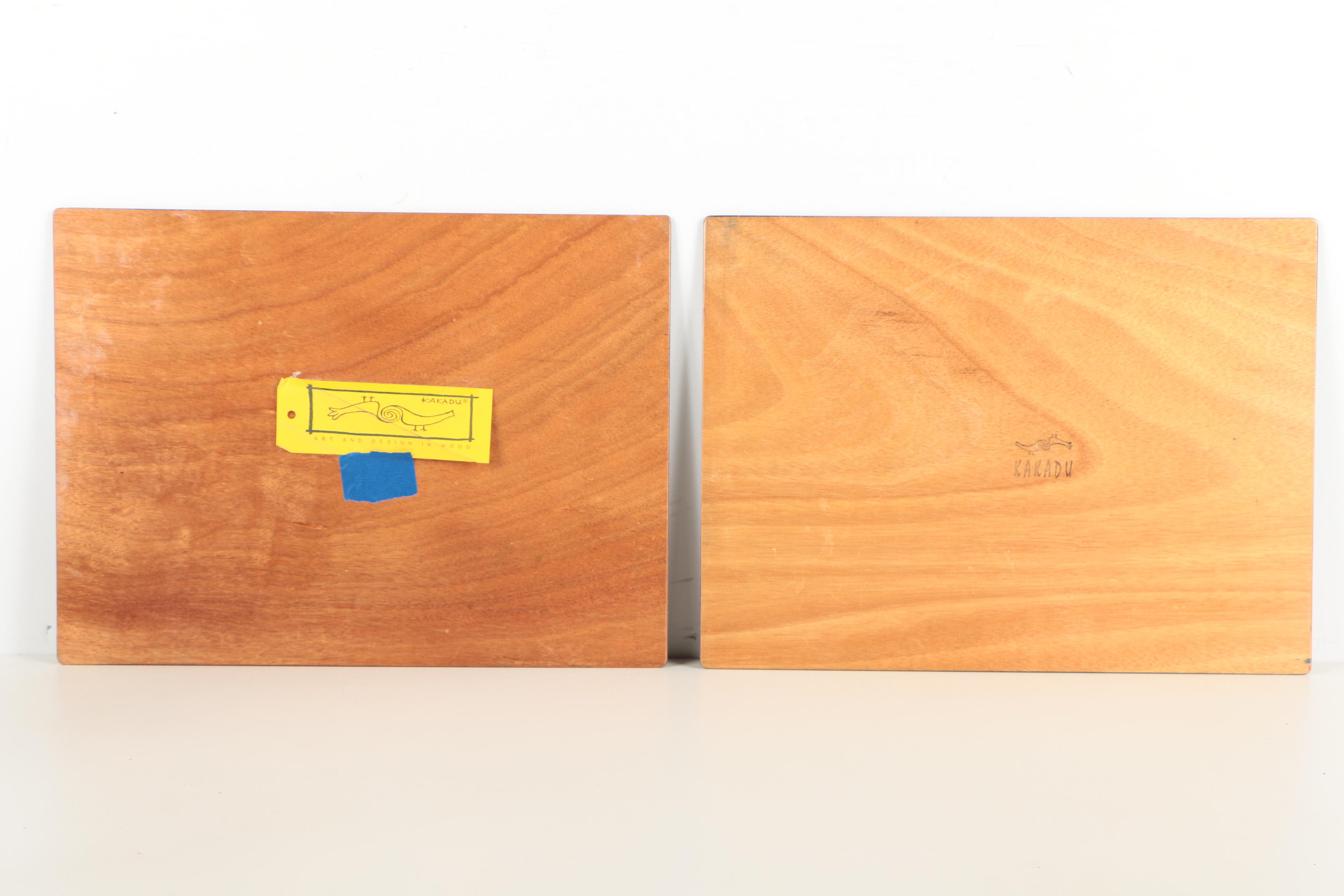 Kakadu Ink Paintings of Birds and Water