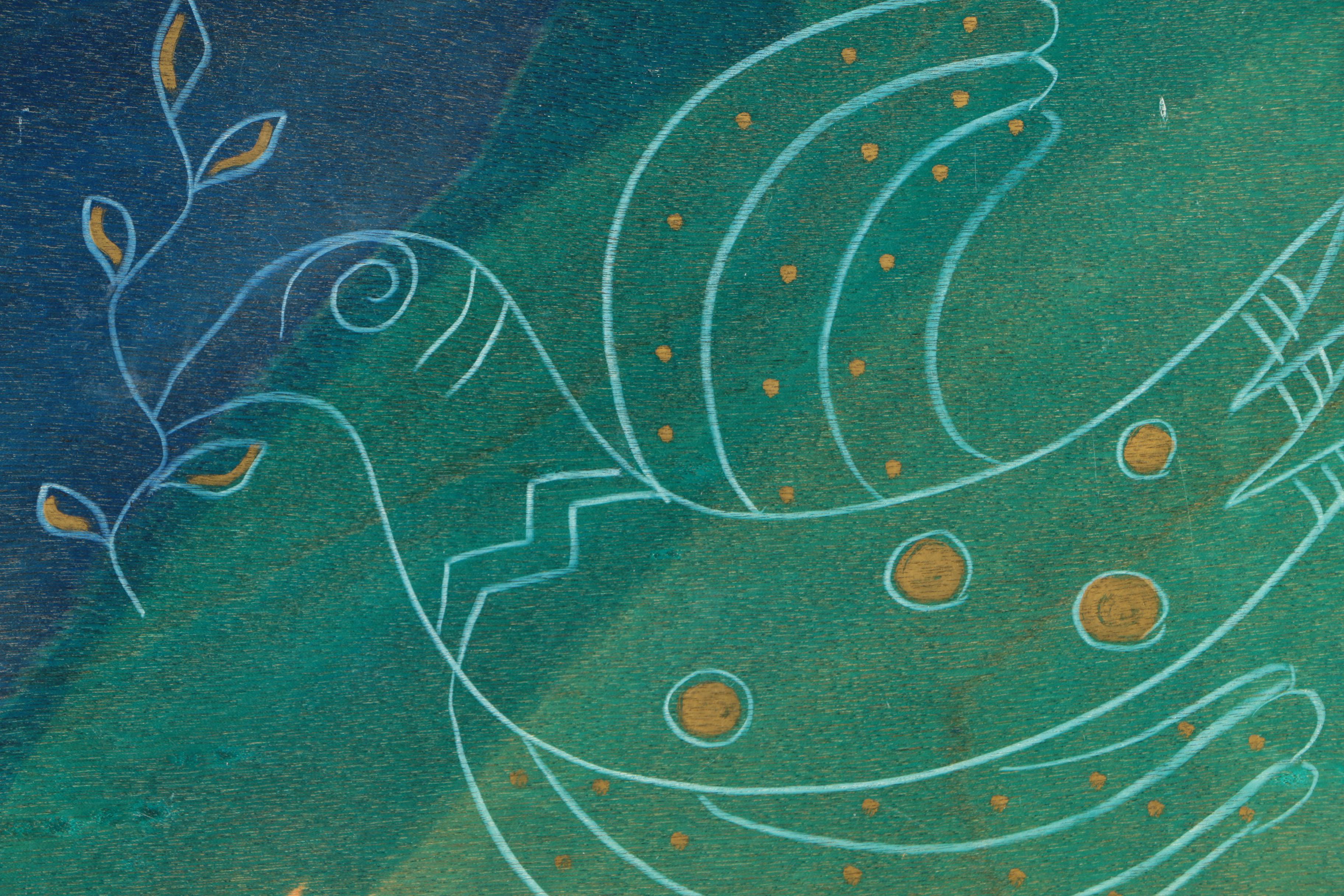 Kakadu Ink Paintings of Birds and Water