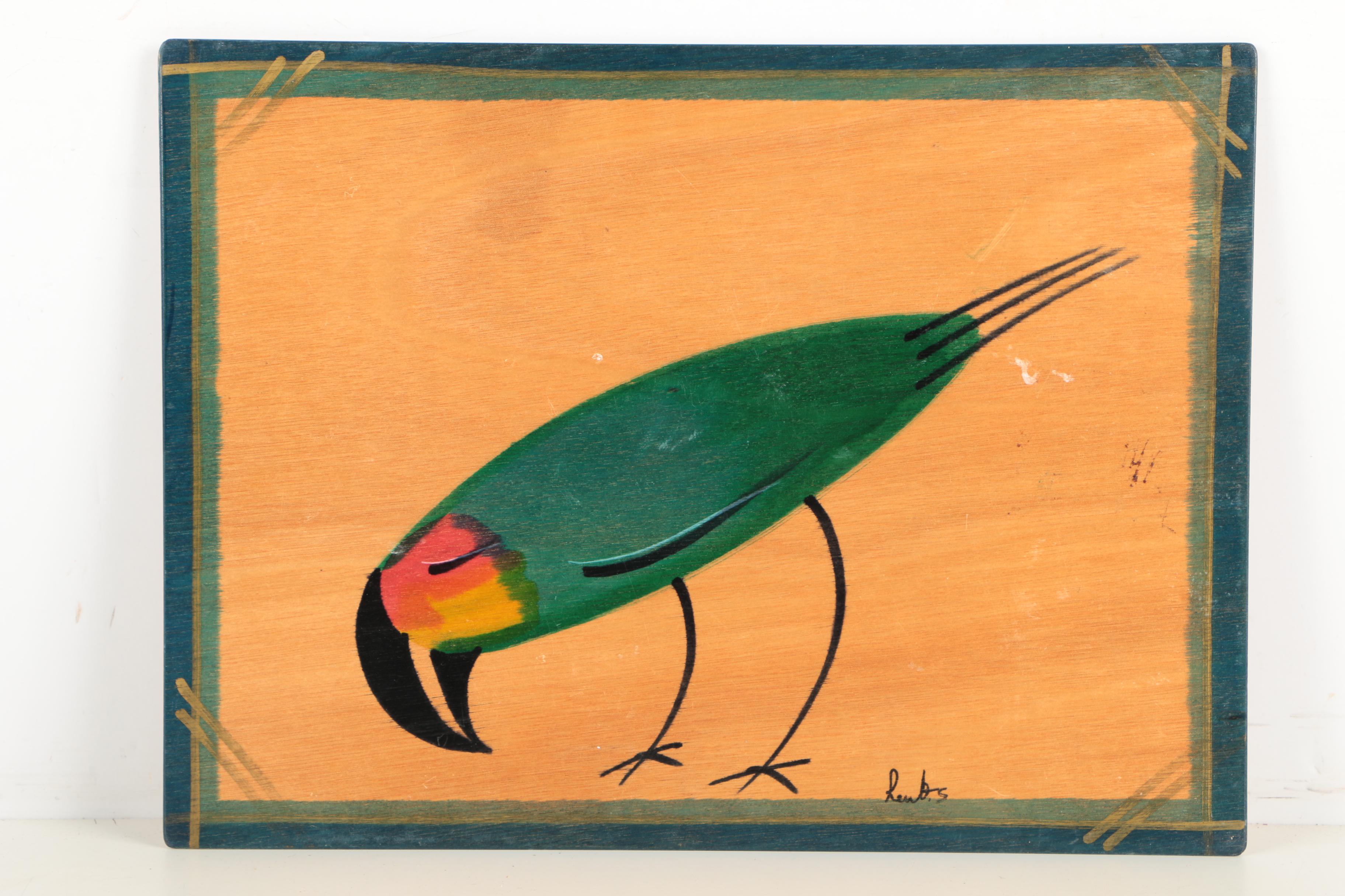 Kakadu Ink Paintings of Birds and Water