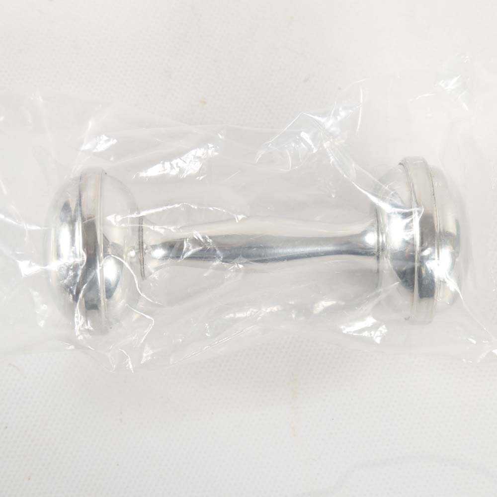 Web Silver Co. Pewter Rattle