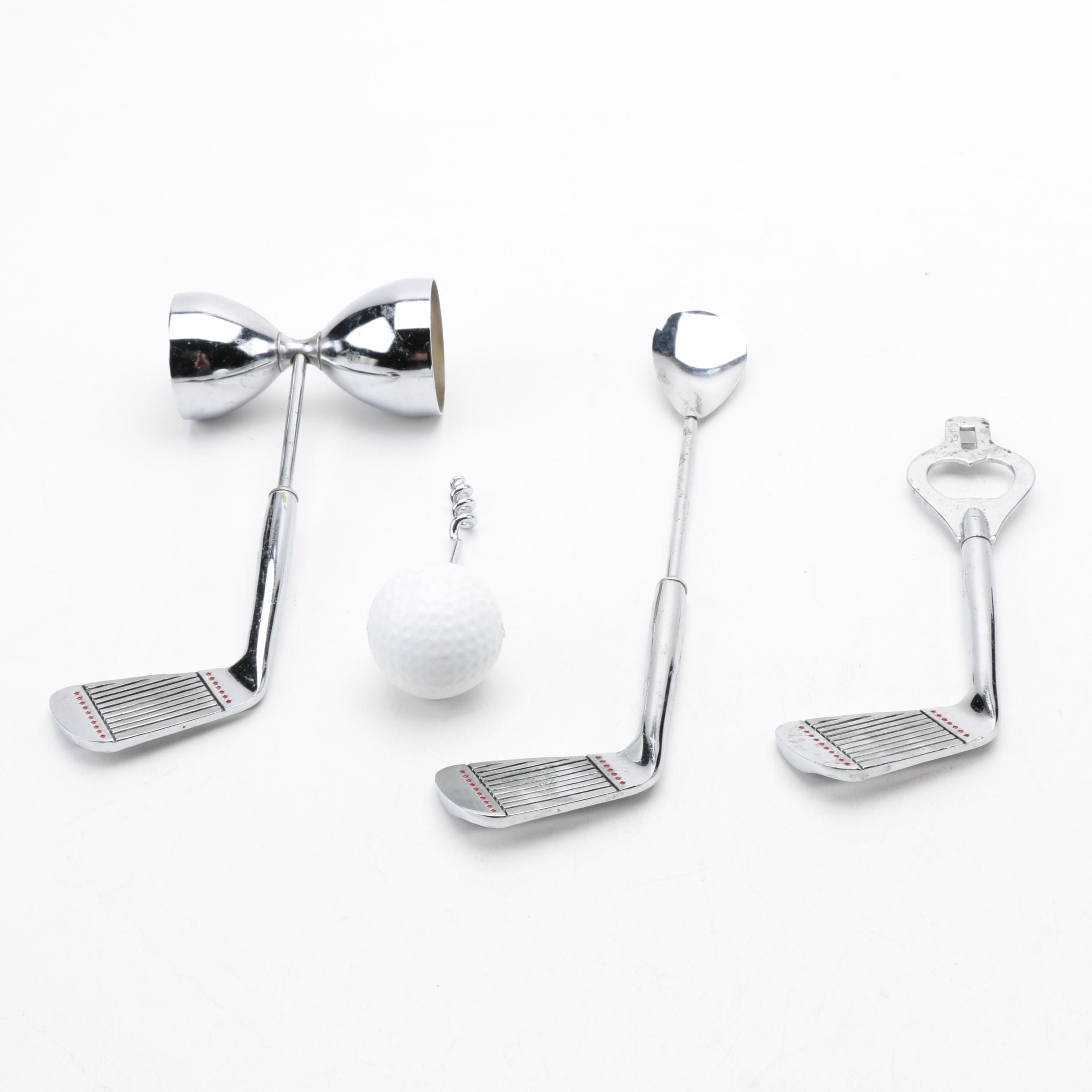Golf-Themed Barware