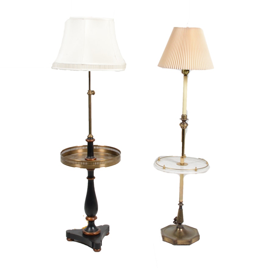 Floor Lamps with Tabletops