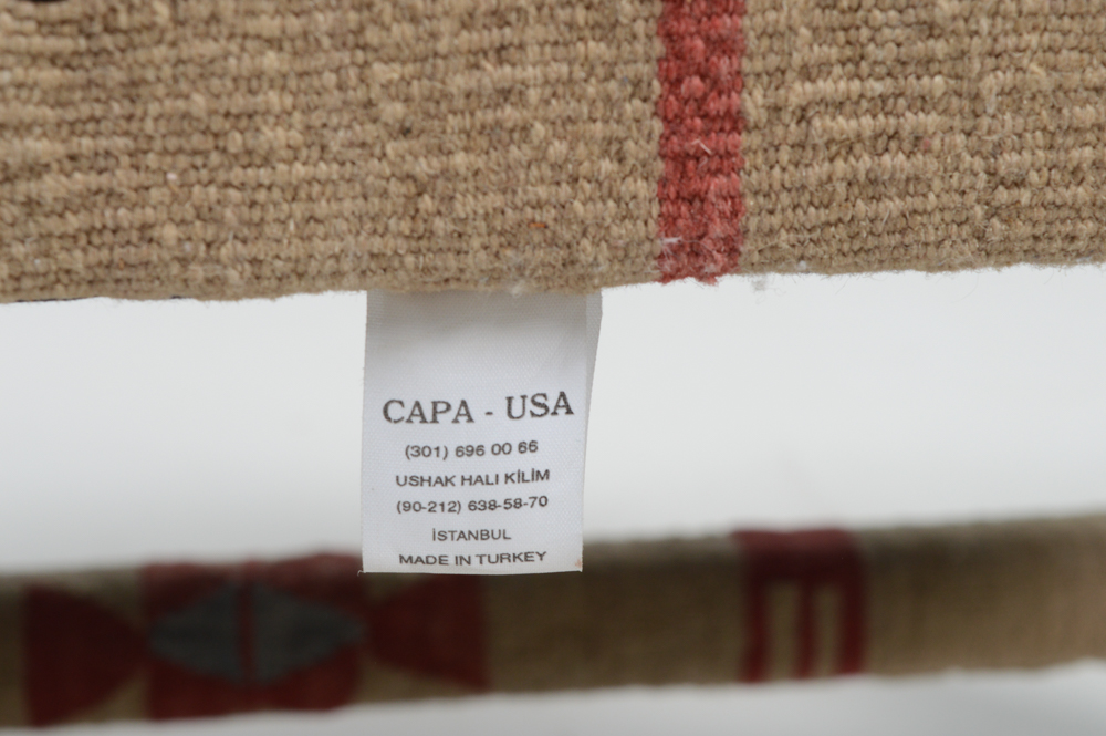 Decorative Kilim Upholstered Bench