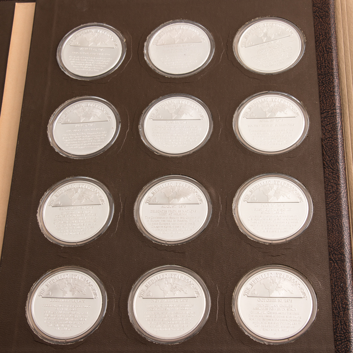 1975 Franklin Mint Sterling Silver Medallic Yearbook
