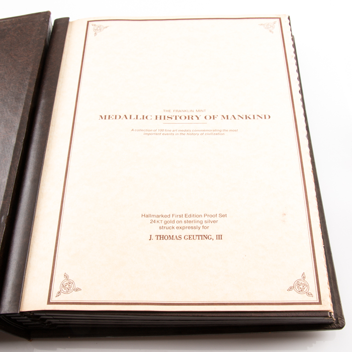Franklin Mint Medallic History of Mankind