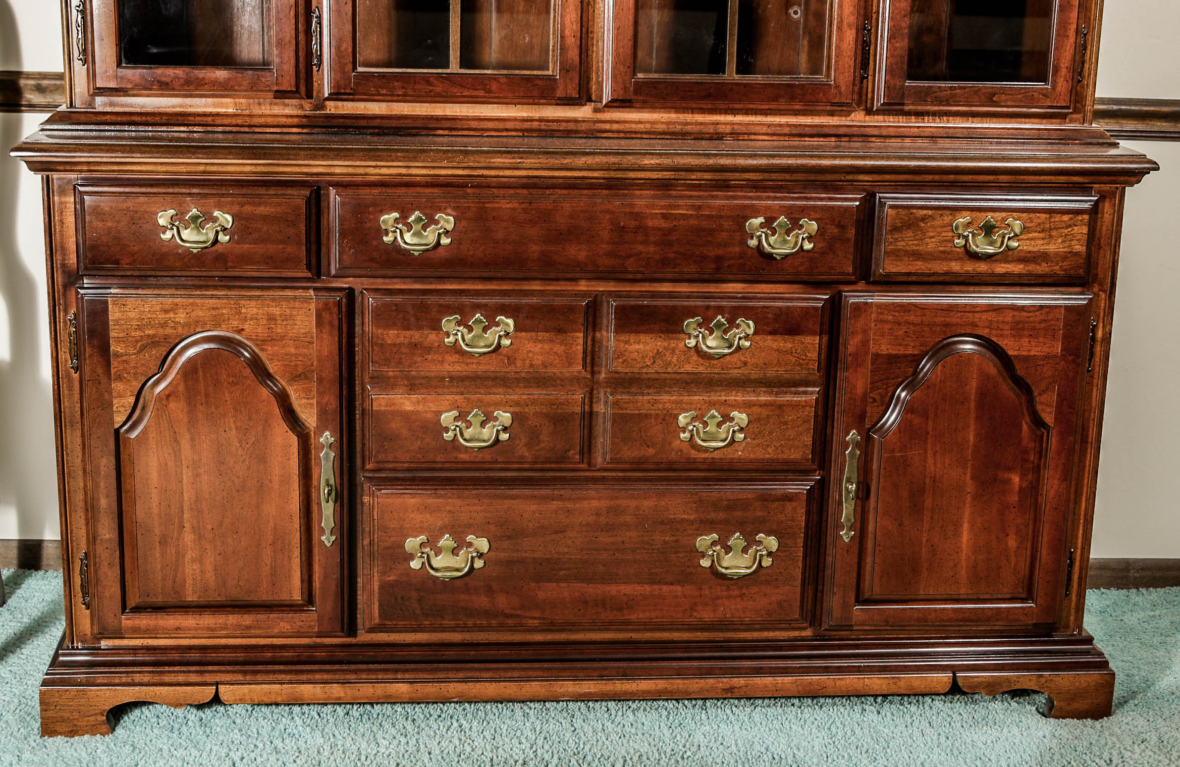 Vintage Chippendale Style China Cabinet by American Drew, Inc.