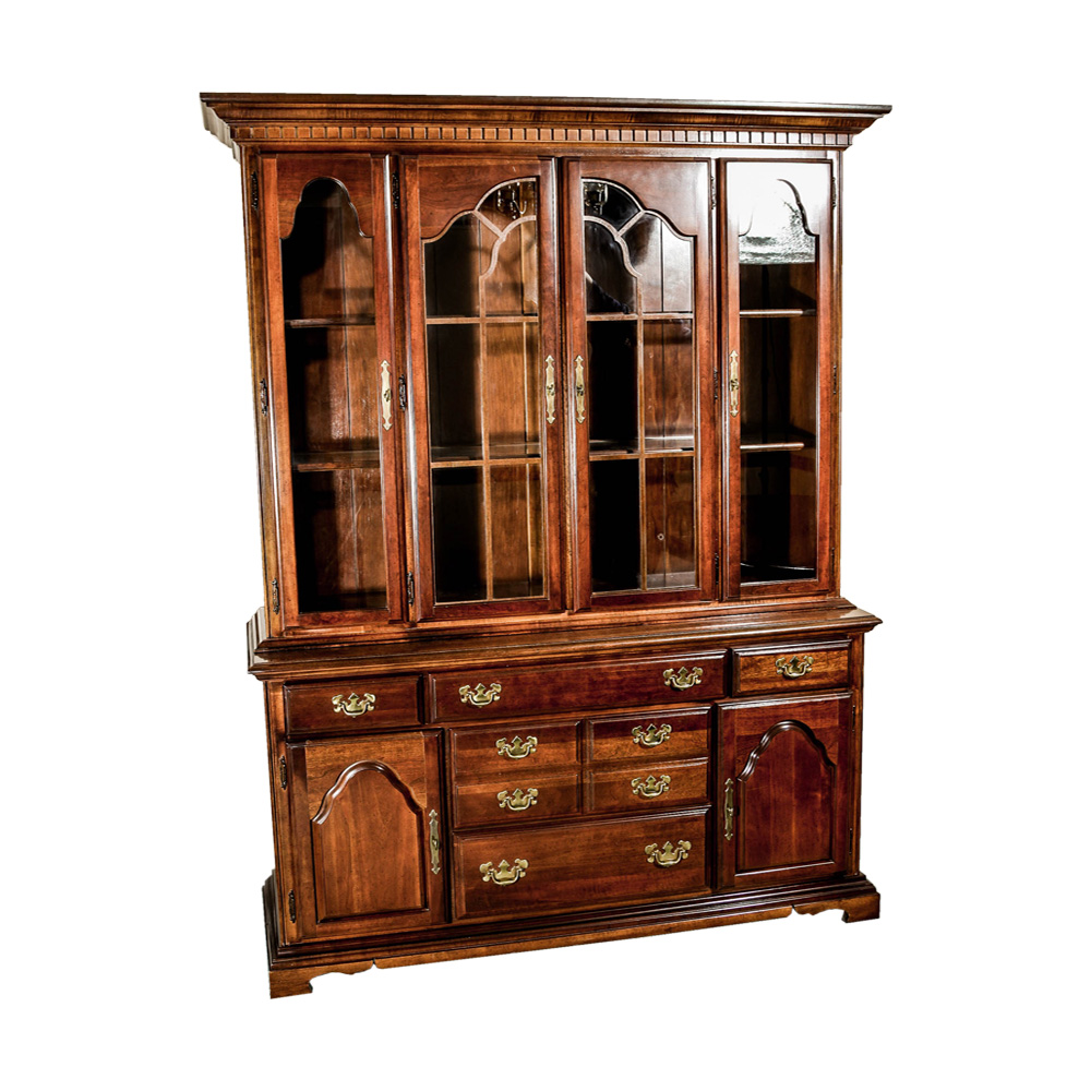 Vintage Chippendale Style China Cabinet by American Drew, Inc.