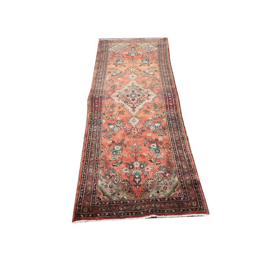 Hand-Knotted Persian Carpet Runner