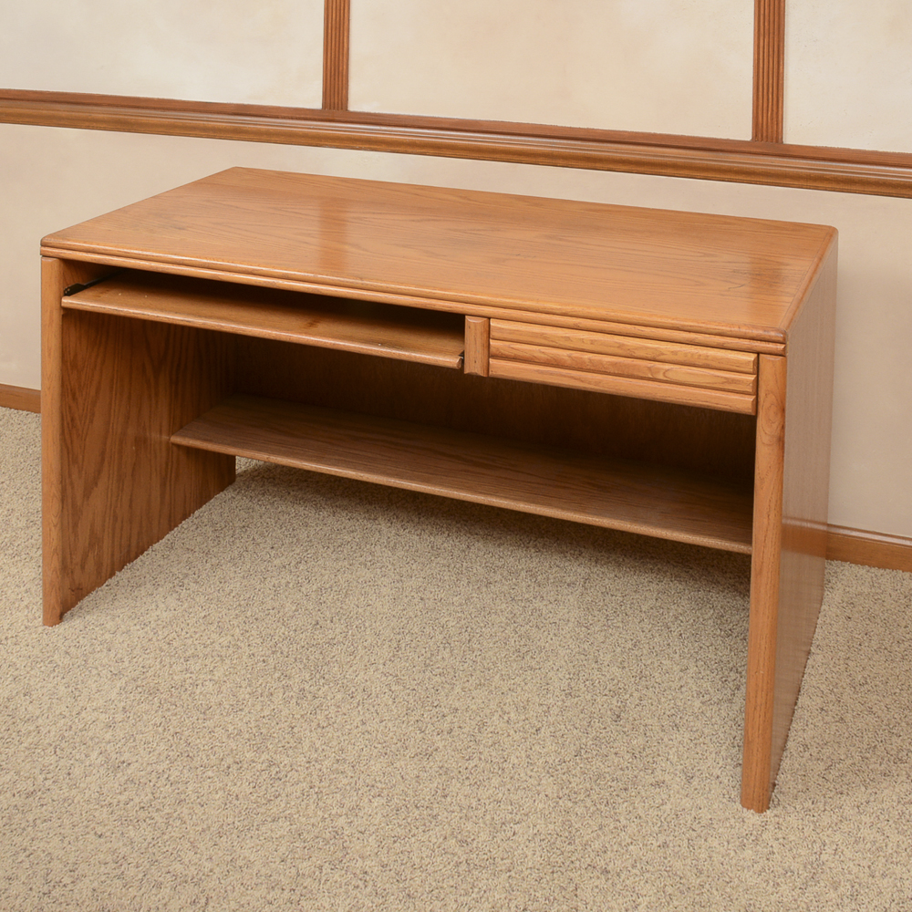 Oak Computer Desk