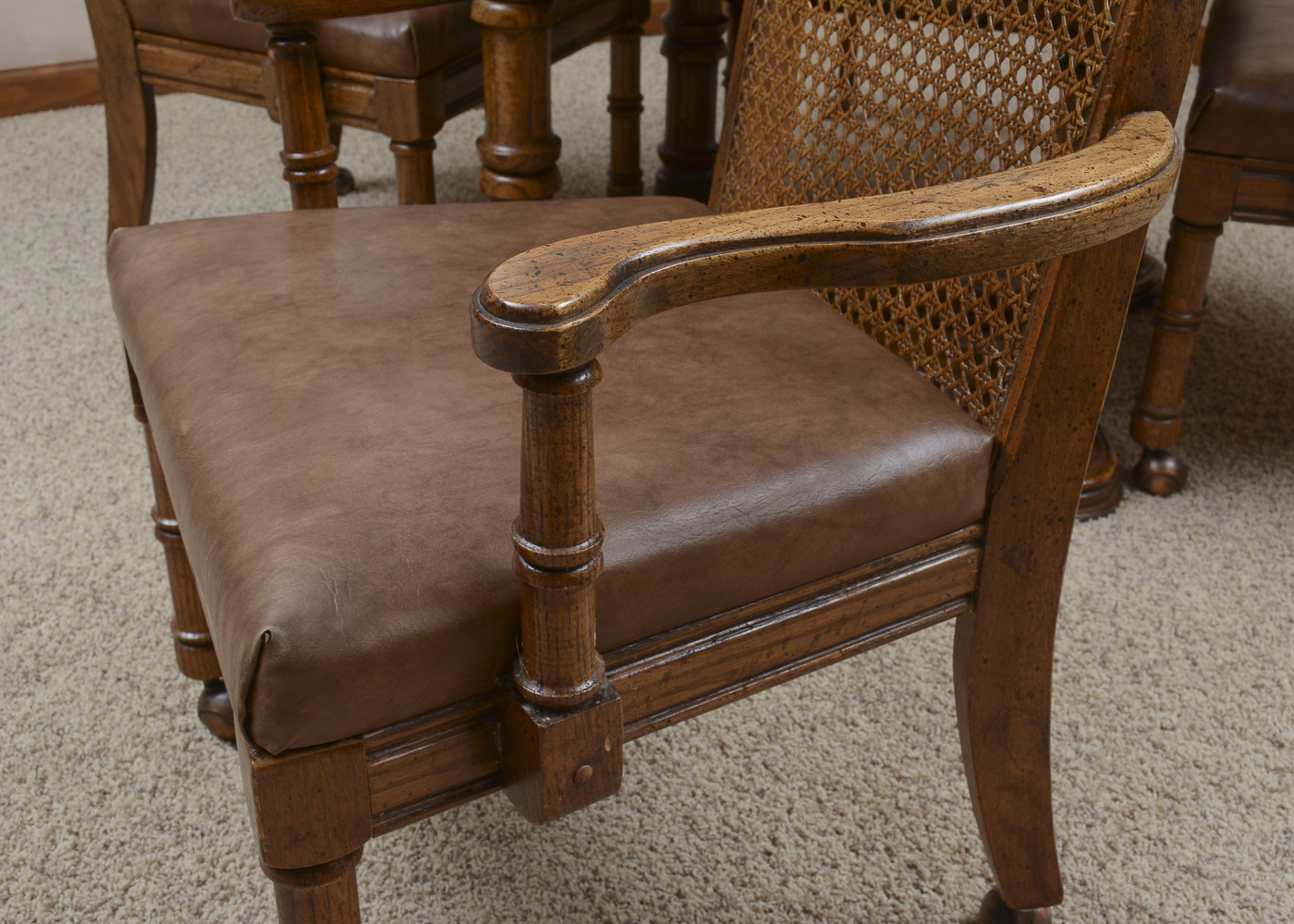 Octagonal Dining Table with Chairs