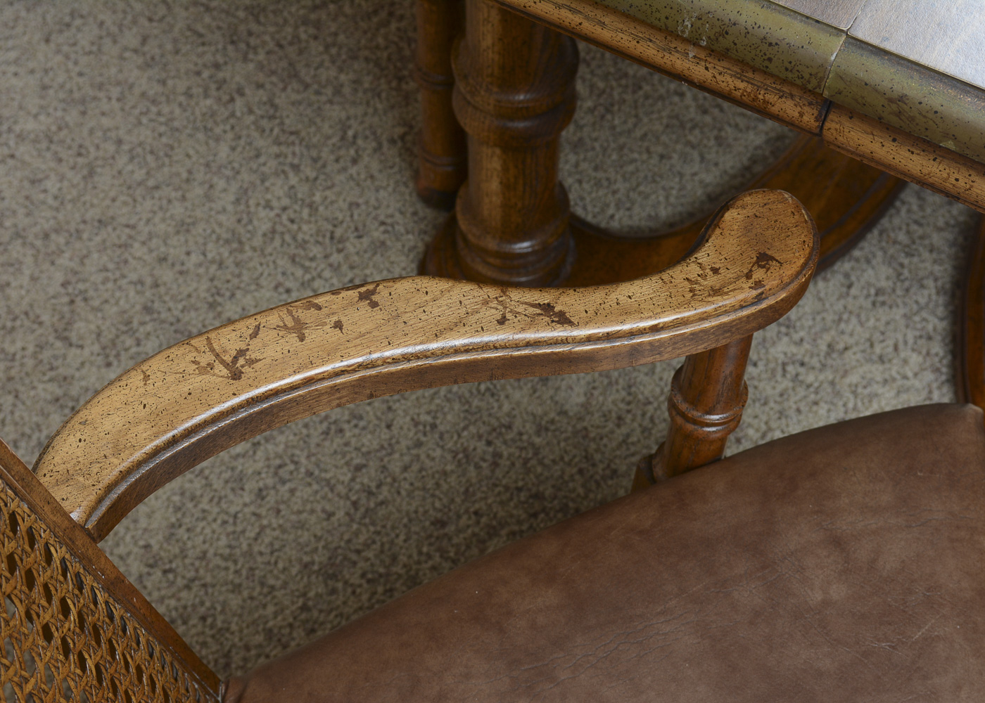 Octagonal Dining Table with Chairs
