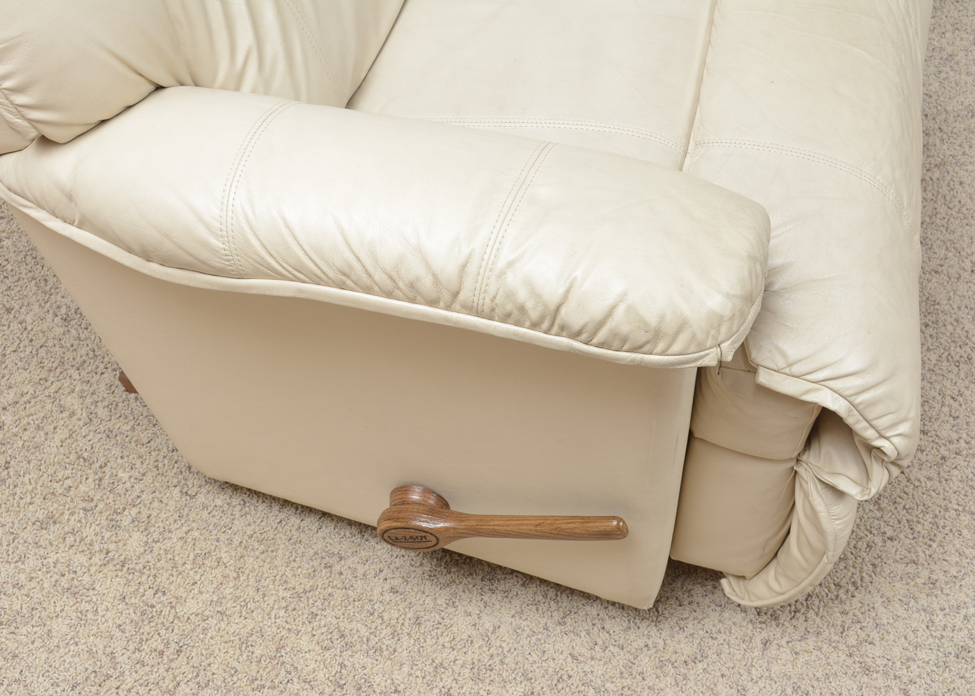 Leather Recliner by La-Z-Boy