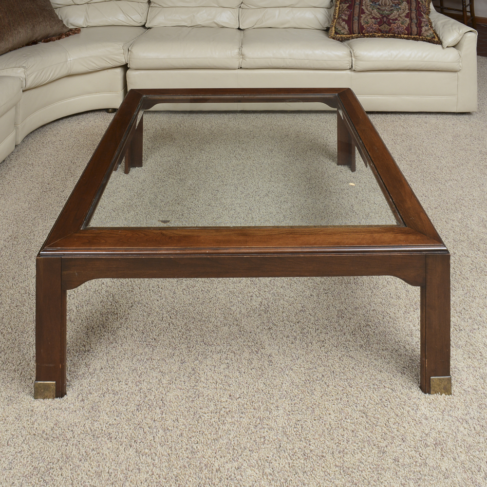 Glass Top Coffee Table