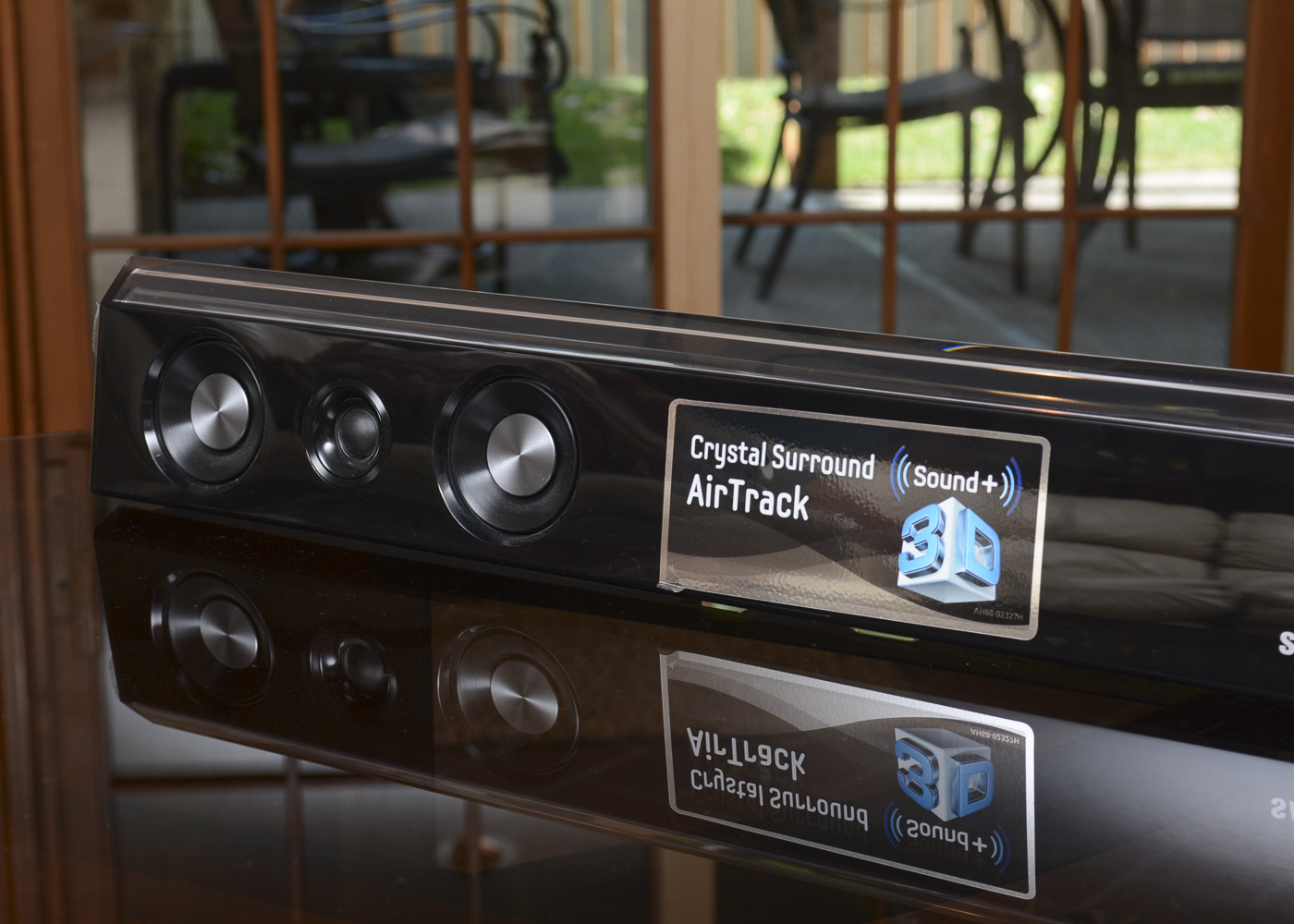 Samsung HDTV, Channel Soundbar, Samsung 3D Blu-ray, Subwoofer and Console