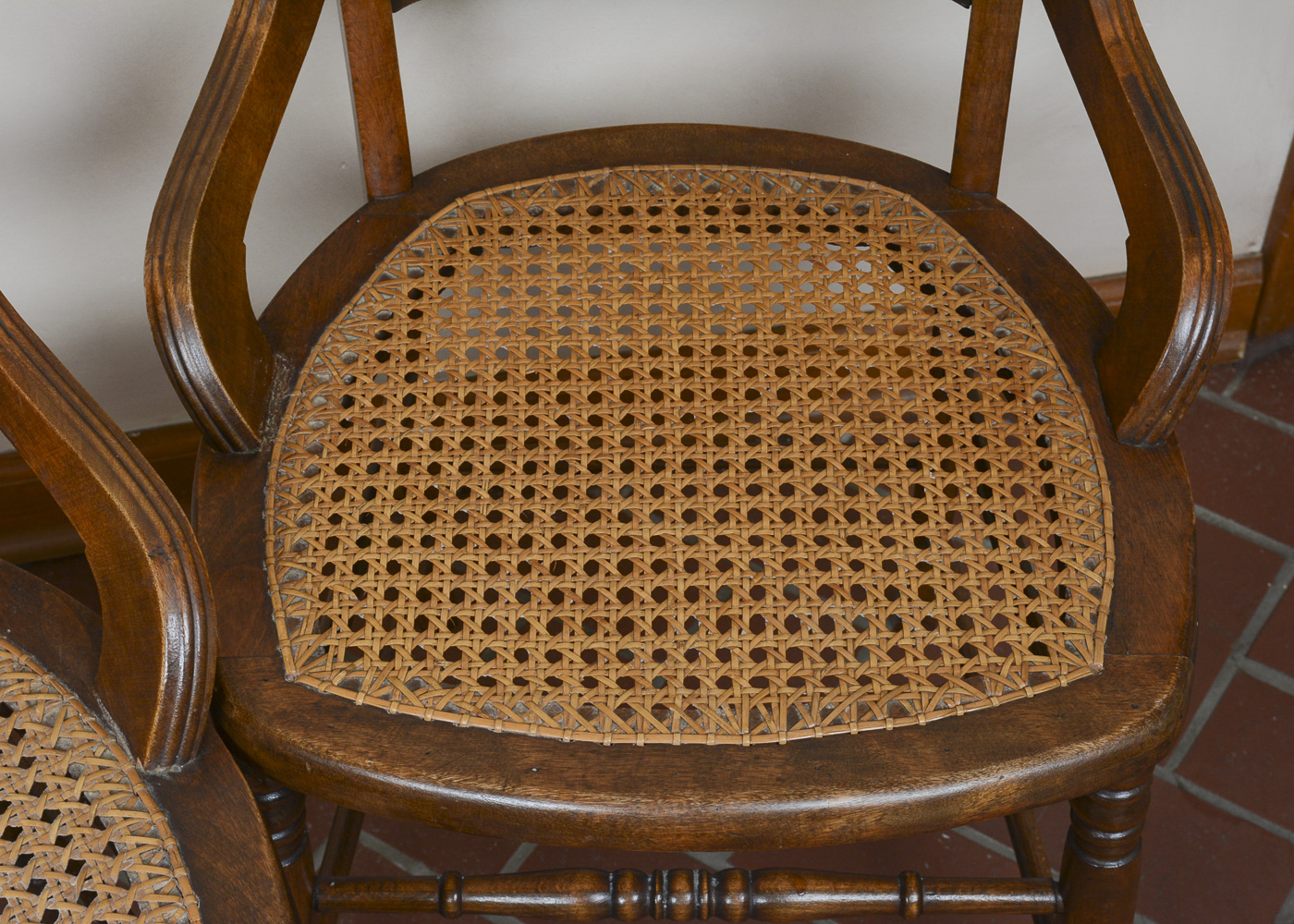 Antique Victorian Caned Side Chairs