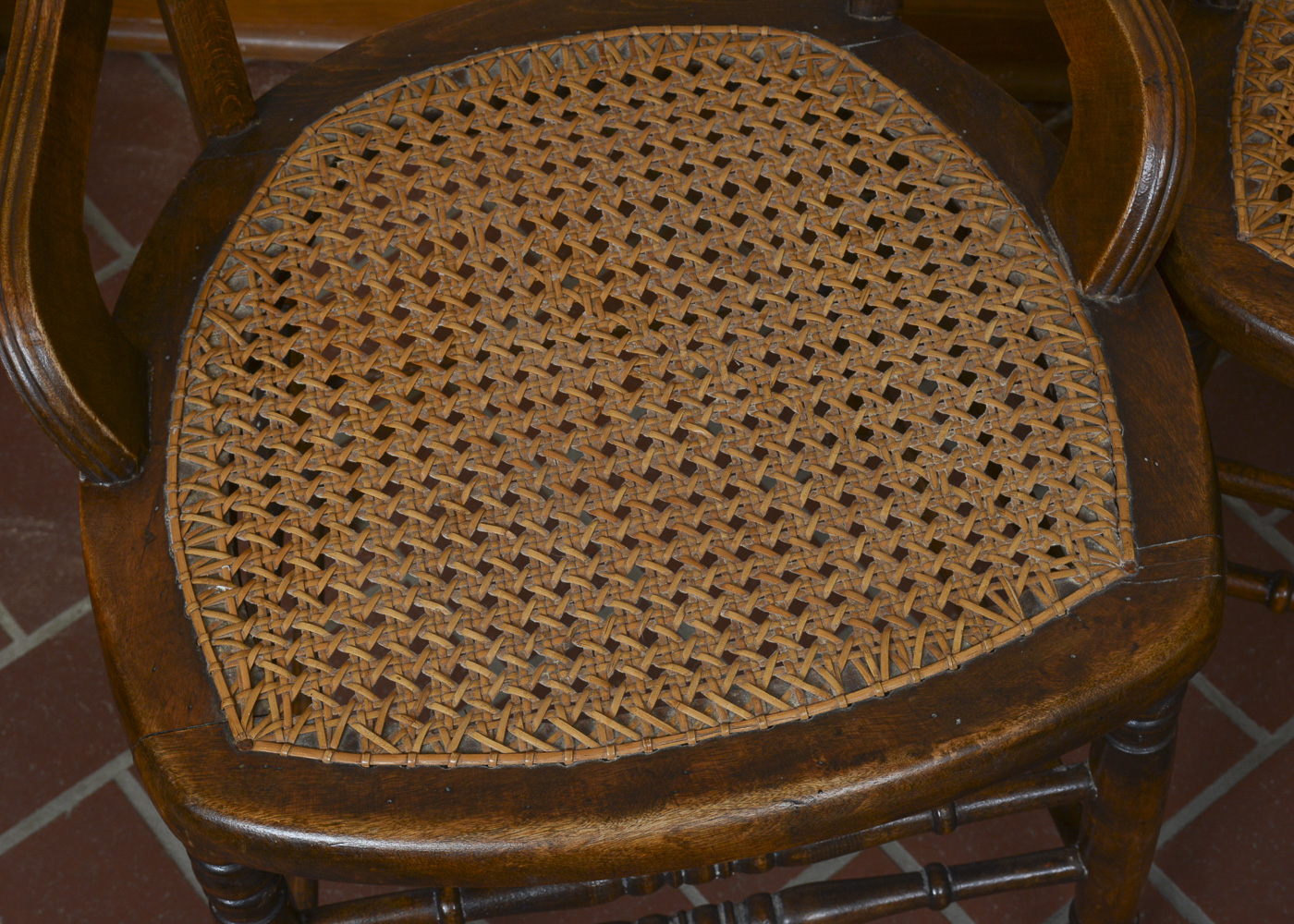 Antique Victorian Caned Side Chairs
