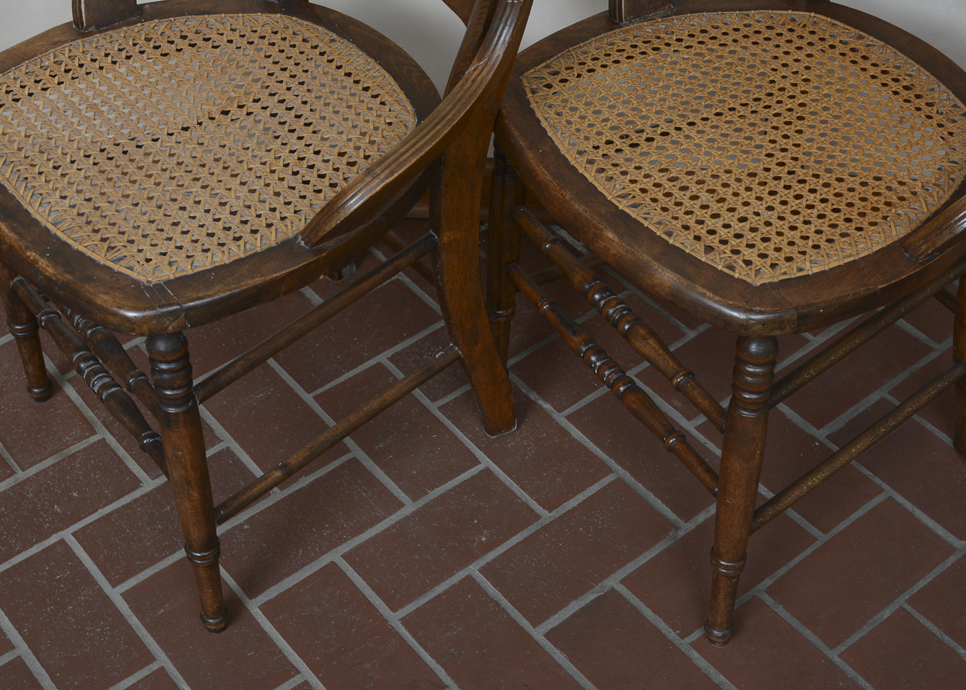 Antique Victorian Caned Side Chairs
