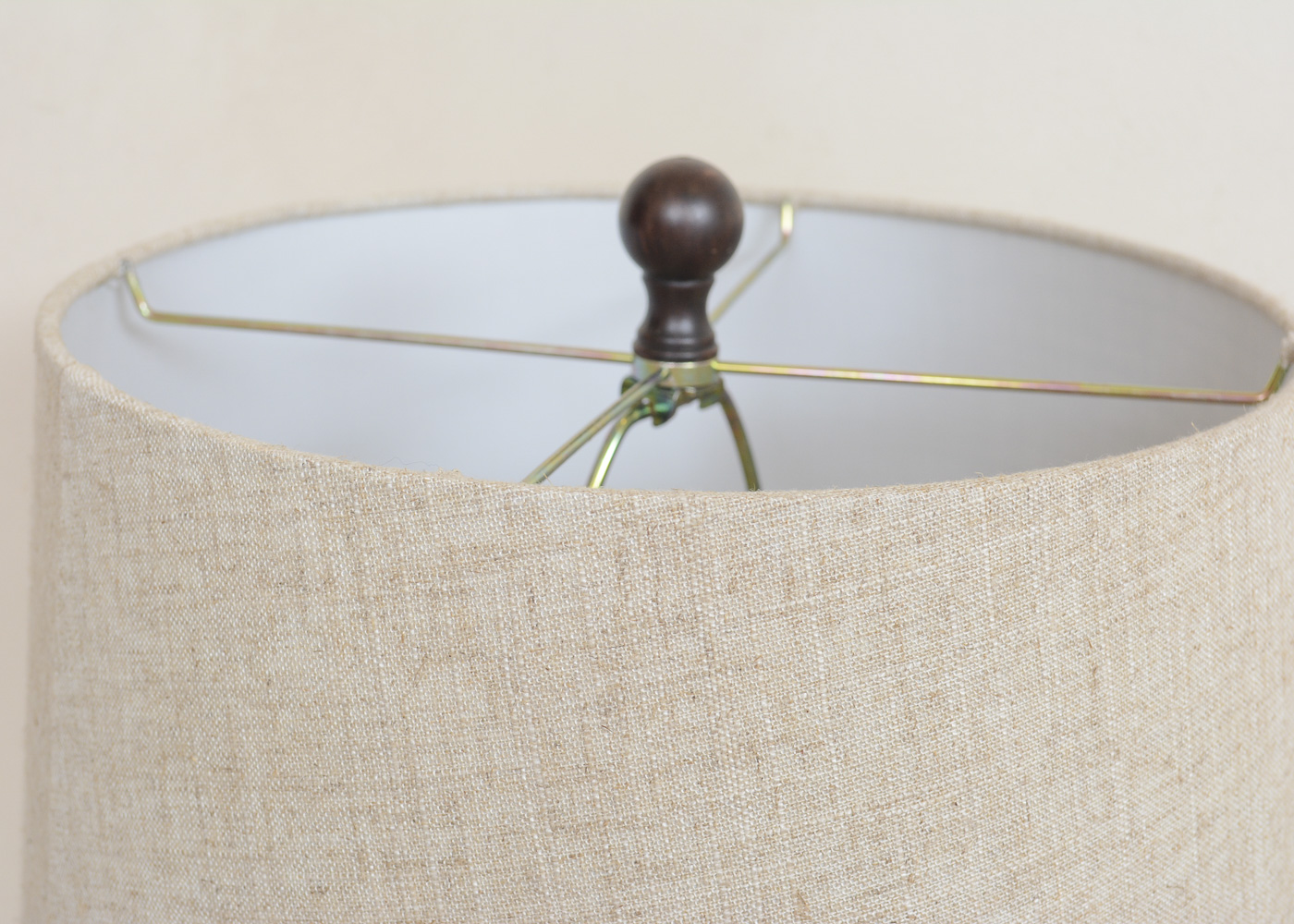 Resin and Metal Table Lamps with Lamp Shades