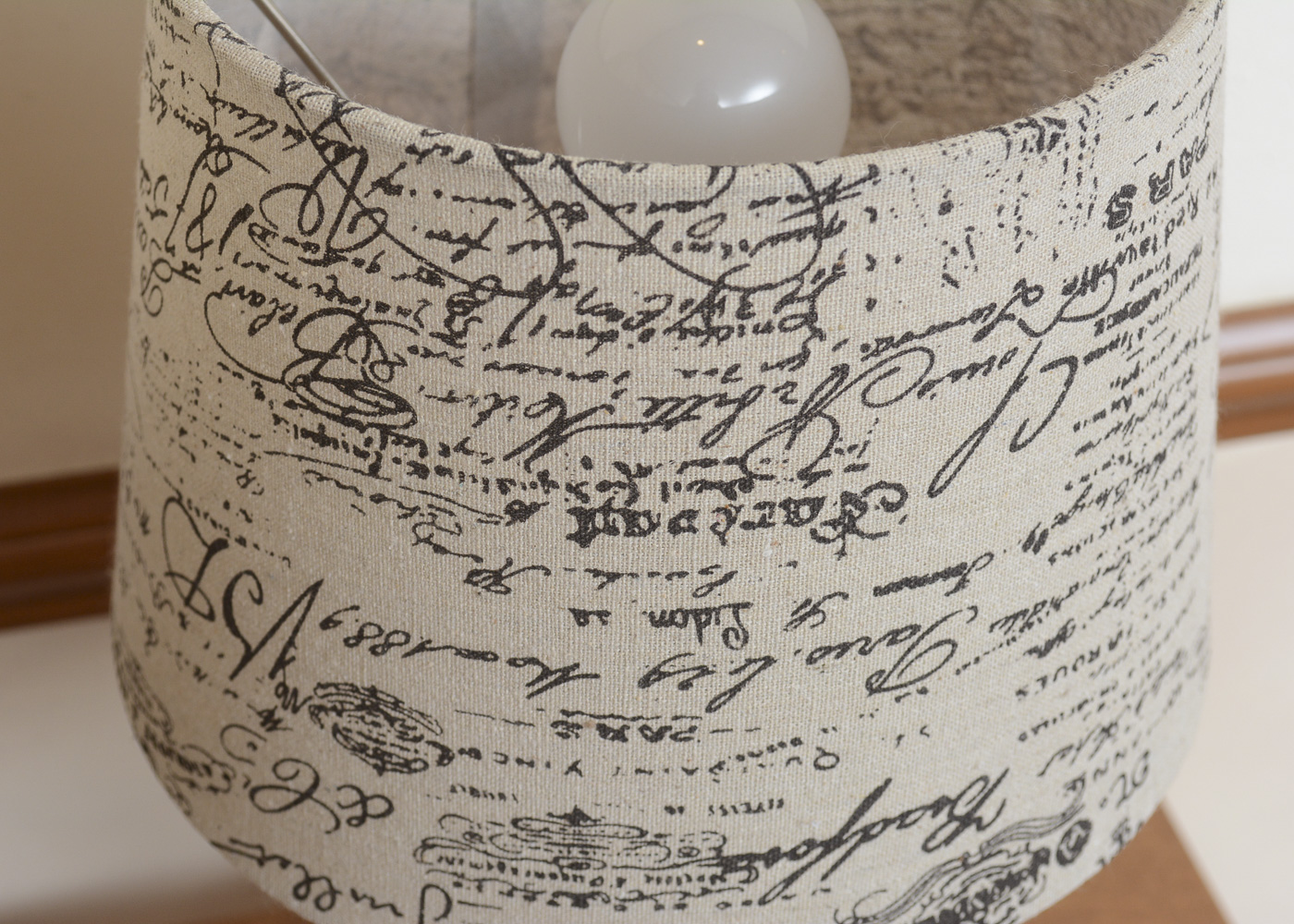 Resin and Metal Table Lamps with Lamp Shades