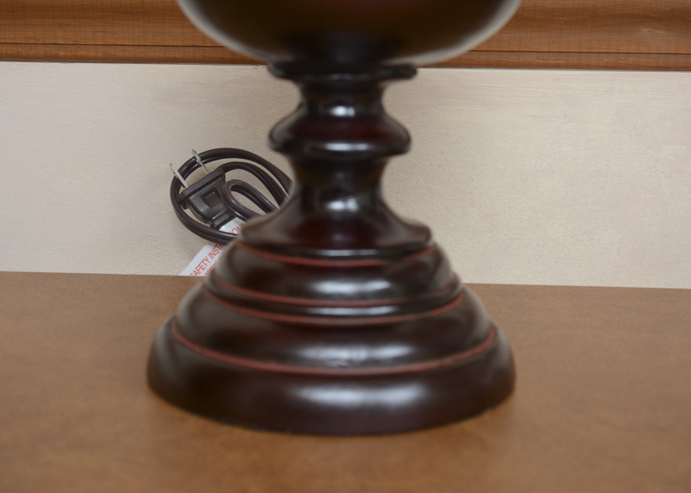 Resin and Metal Table Lamps with Lamp Shades