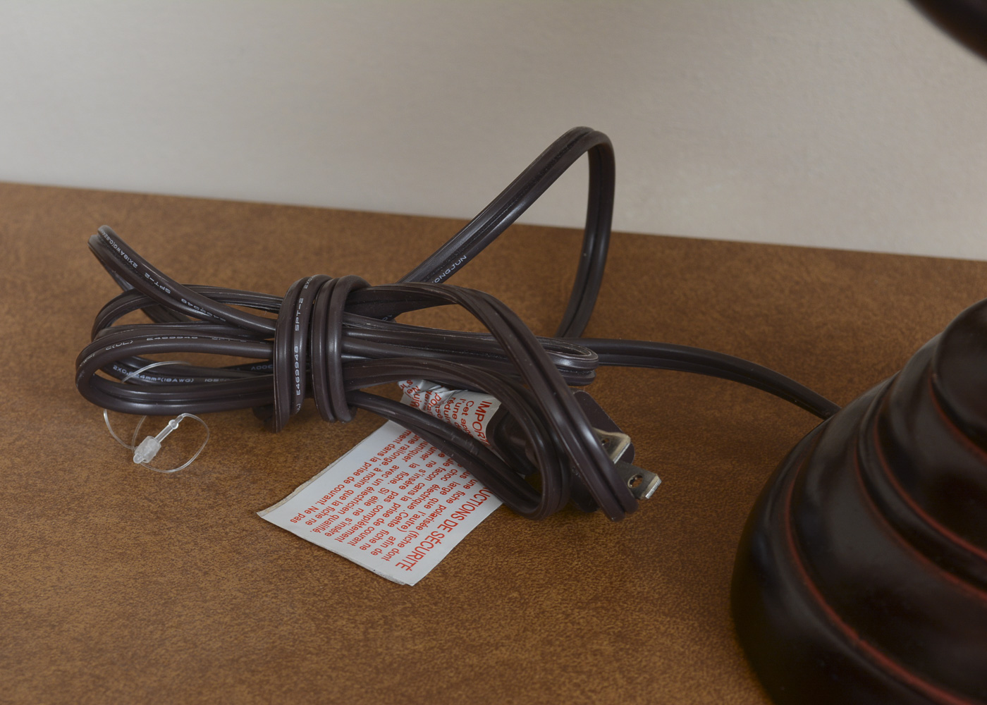 Resin and Metal Table Lamps with Lamp Shades