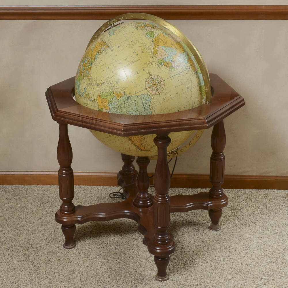 20" Heirloom Illuminated Floor Globe by Replogle