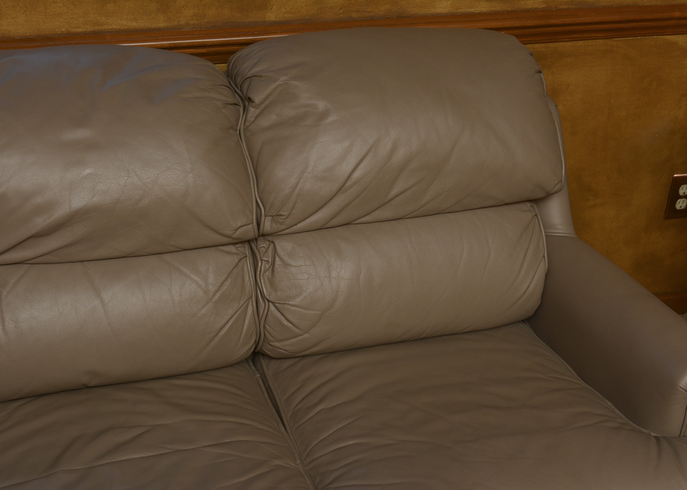 Leather Sleeper Sofa by Lackawanna