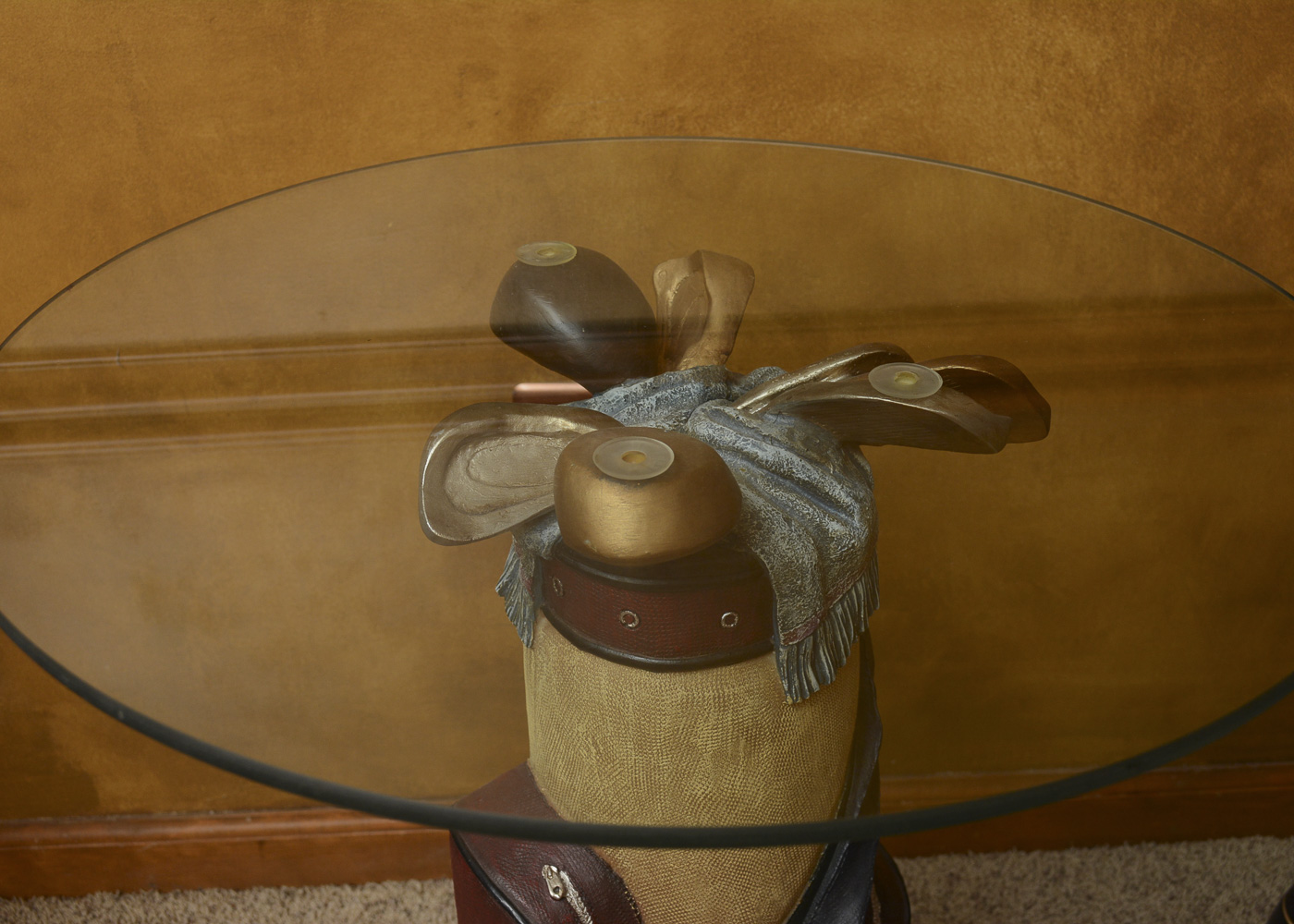 Golf Themed Table, Chair, and Decor