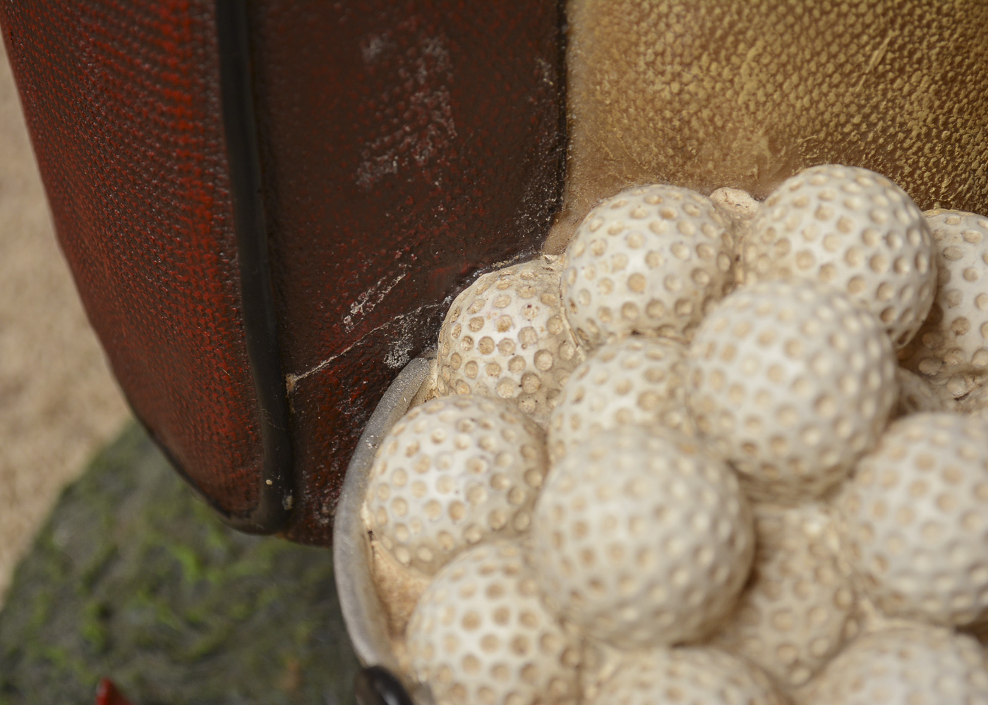 Golf Themed Table, Chair, and Decor