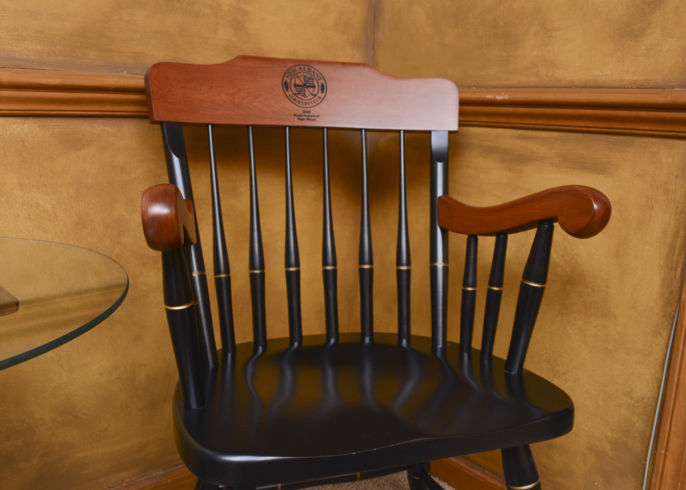 Golf Themed Table, Chair, and Decor