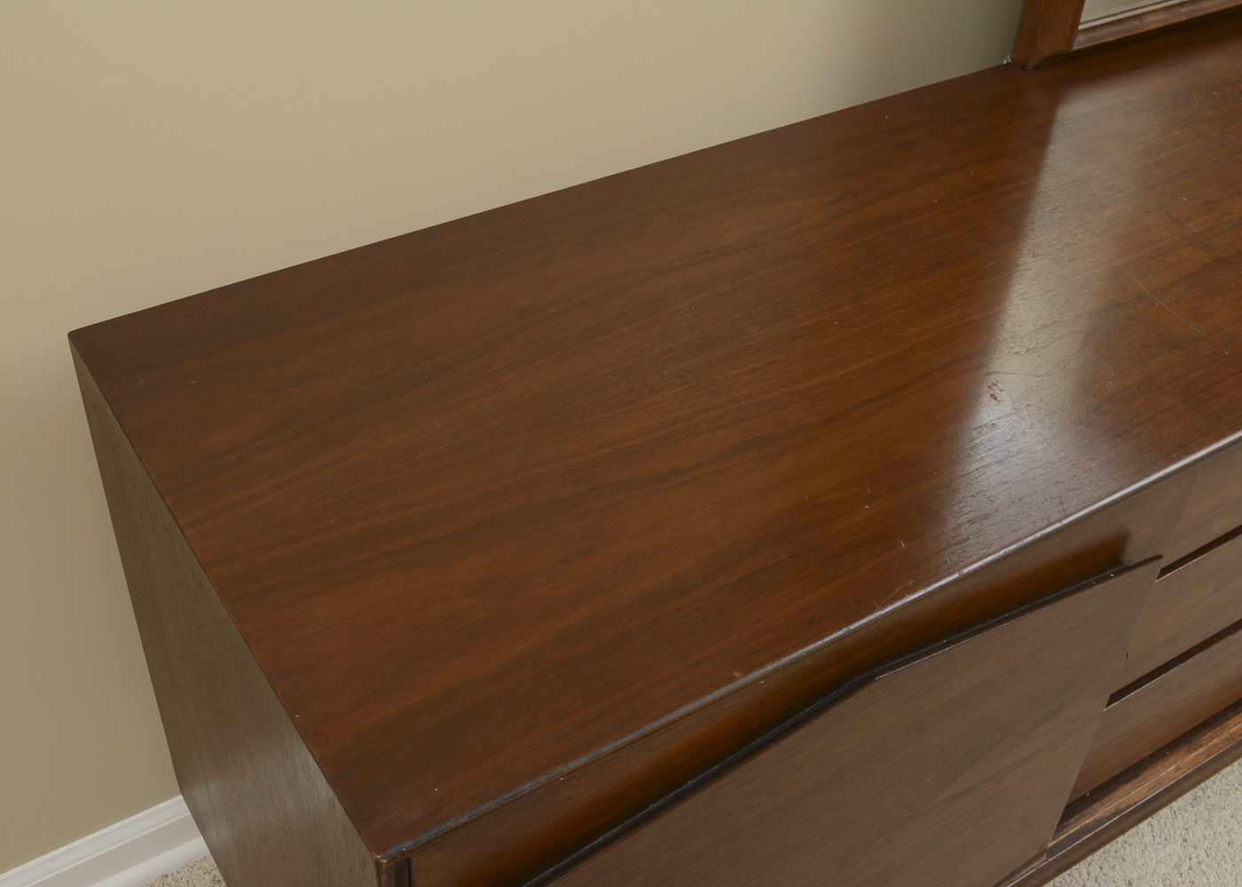 Mid Century Modern Dresser with Mirror by R-Way