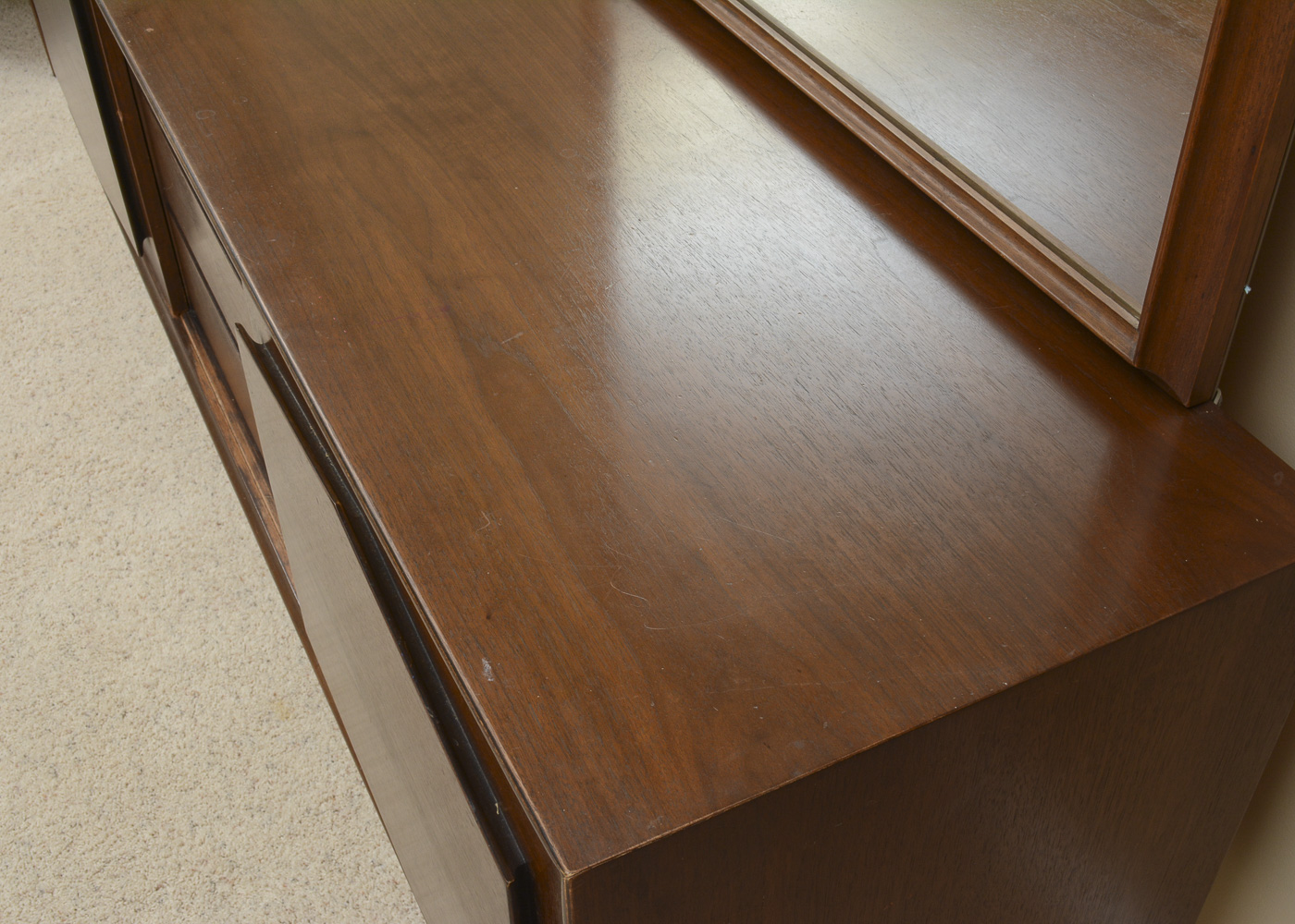 Mid Century Modern Dresser with Mirror by R-Way