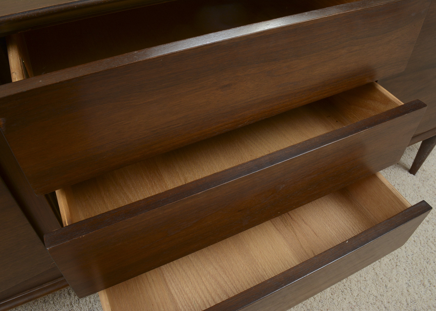 Mid Century Modern Dresser with Mirror by R-Way