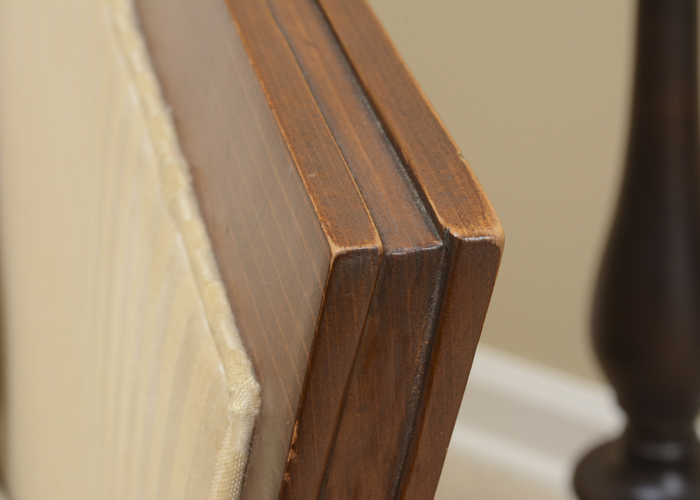 Upholstered Club Chair by Drexel with Floor Lamp